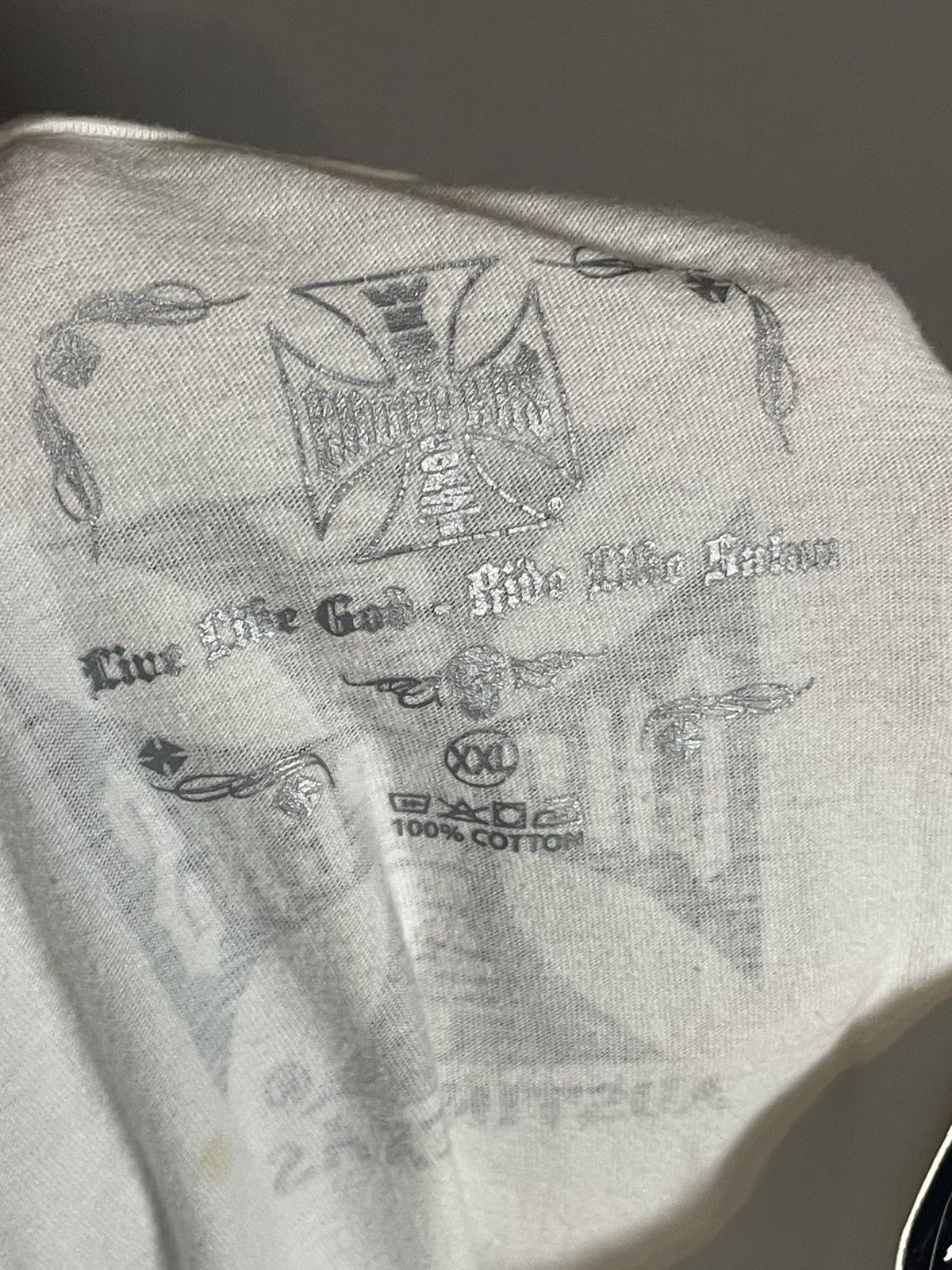 Vintage × West Coast Choppers West Coast Choppers Texas American Eagle Skull T-shirt Size US XL / EU 56 / 4 - 9 Thumbnail