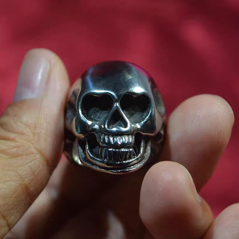 Jewelry Dark Jewelry Rings Open Size Chrome Ring (Size 7-13) Size ONE SIZE - 1 Thumbnail