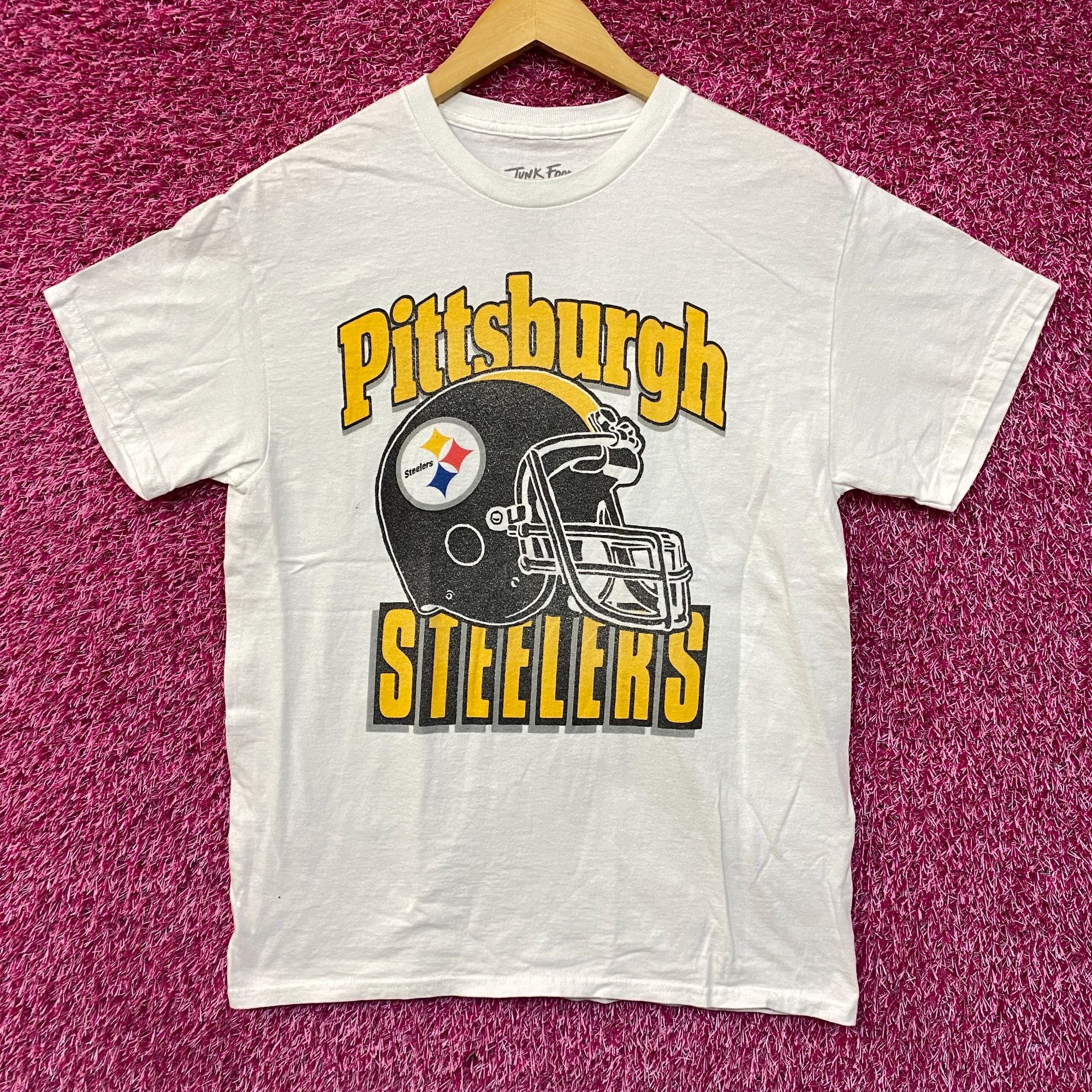 Junk Food Junk Food Pittsburgh Steelers Football Helmet Logo T-Shirt S Size US S / EU 44-46 / 1 - 1 Thumbnail