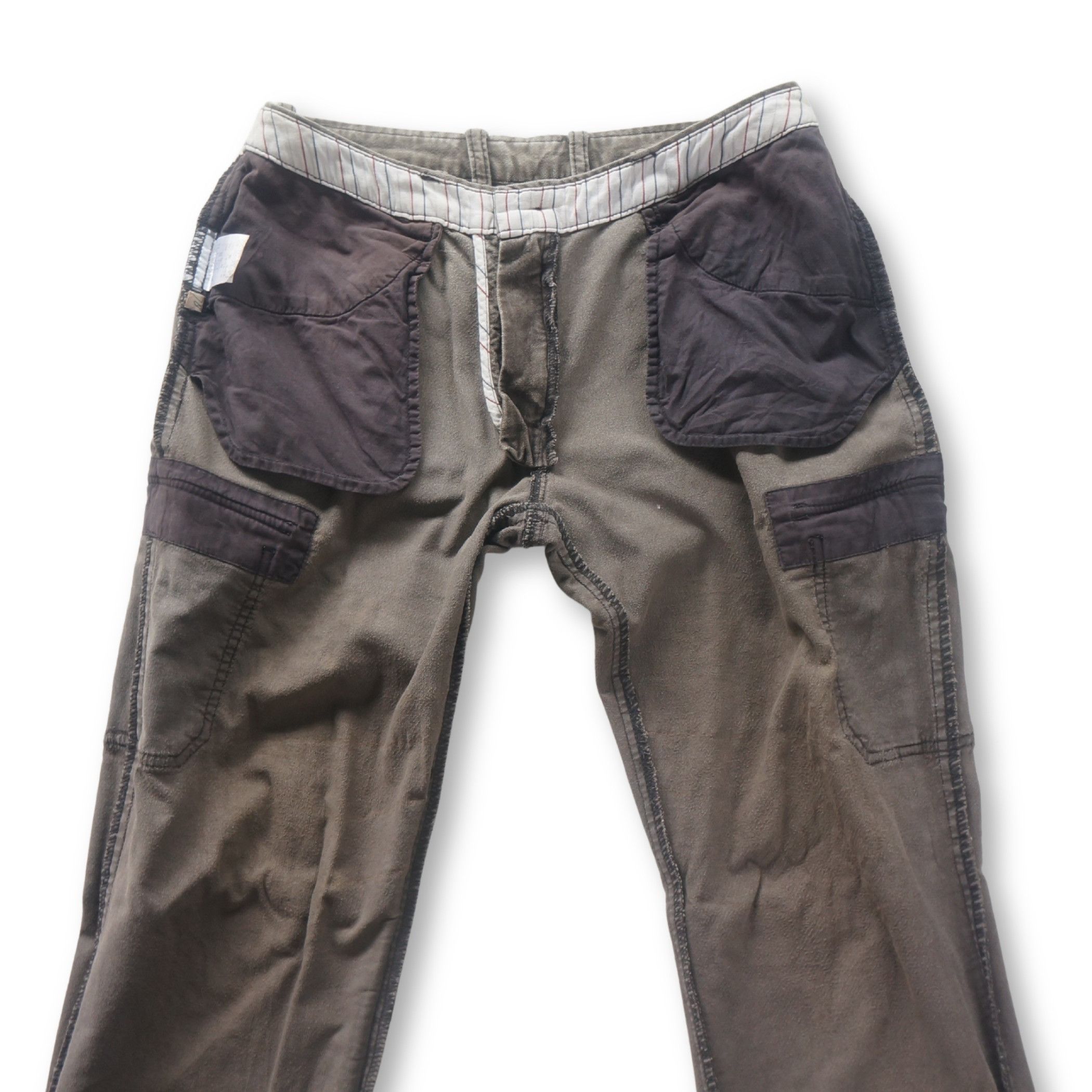 Japanese Brand Sunny Cloud Multi Pockets Cargo Corduroy Pants Size 28" / US 6 / IT 42 - 8 Thumbnail