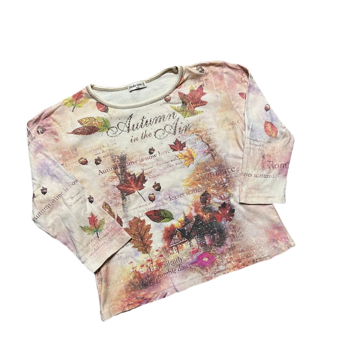 Vintage Vintage Y2K Women’s Studio Gem AOP Rhinestone Shirt Size L / US 10 / IT 46 - 8 Thumbnail