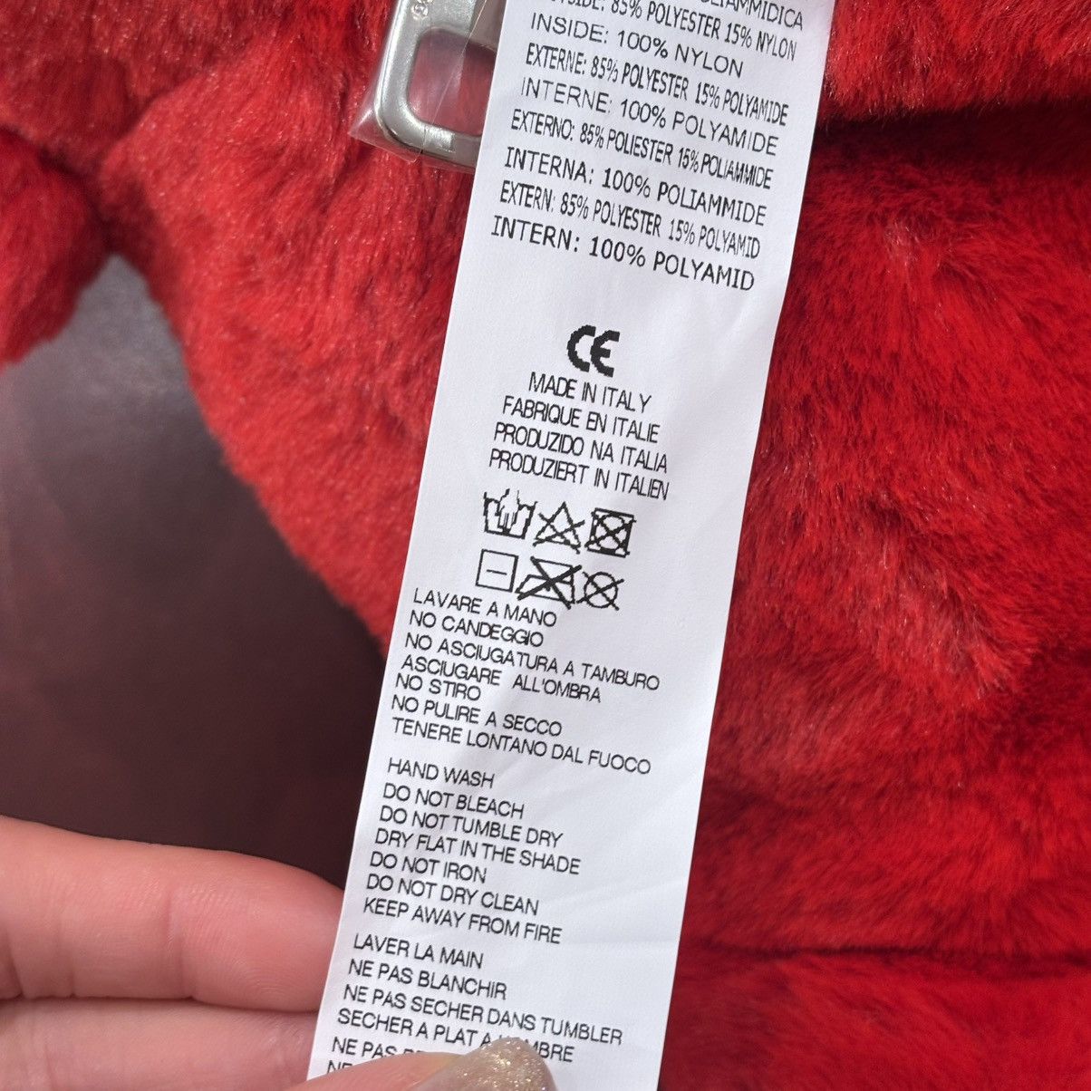 Dolce & Gabbana Dolce & Gabbana red bear backpack Size ONE SIZE - 5 Thumbnail