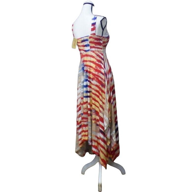 Other American Rag Junior’s Handkerchief-Hem, Red- multi, XS Size XS / US 0-2 / IT 36-38 - 6 Thumbnail