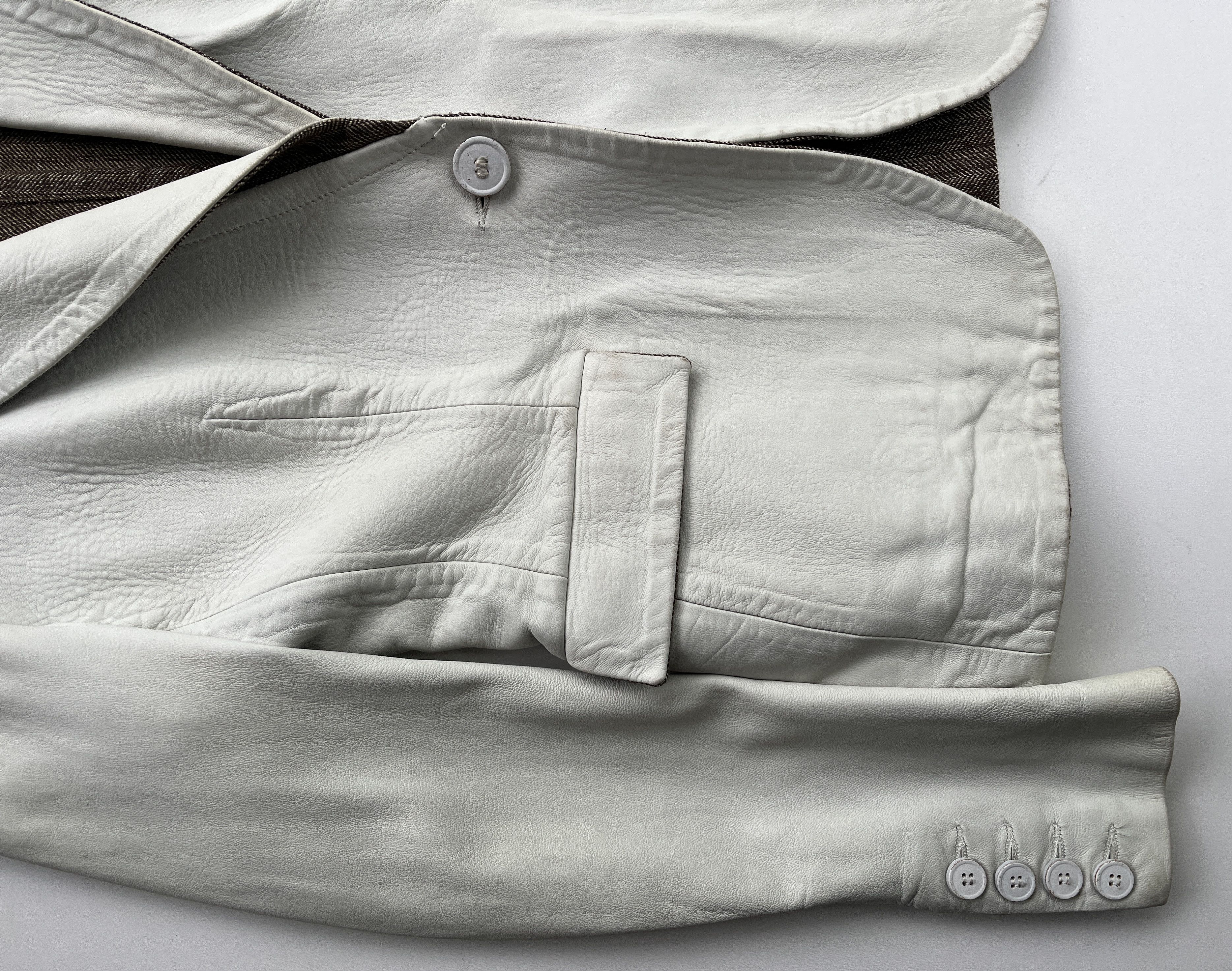 Isaac Sellam Experience Isaac Sellam Leather Blazer Size M / US 6-8 / IT 42-44 - 2 Thumbnail