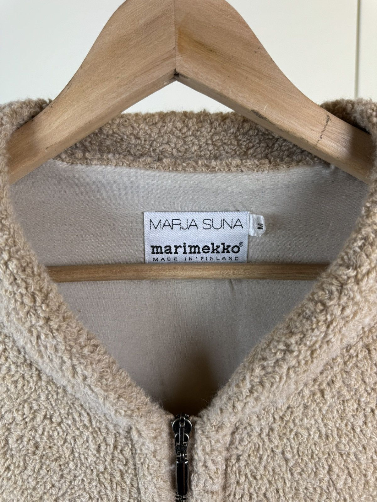 Marimekko Marimekko vintage Sherpa Teddy wool coat zip jacket M over Size M / US 6-8 / IT 42-44 - 12 Thumbnail
