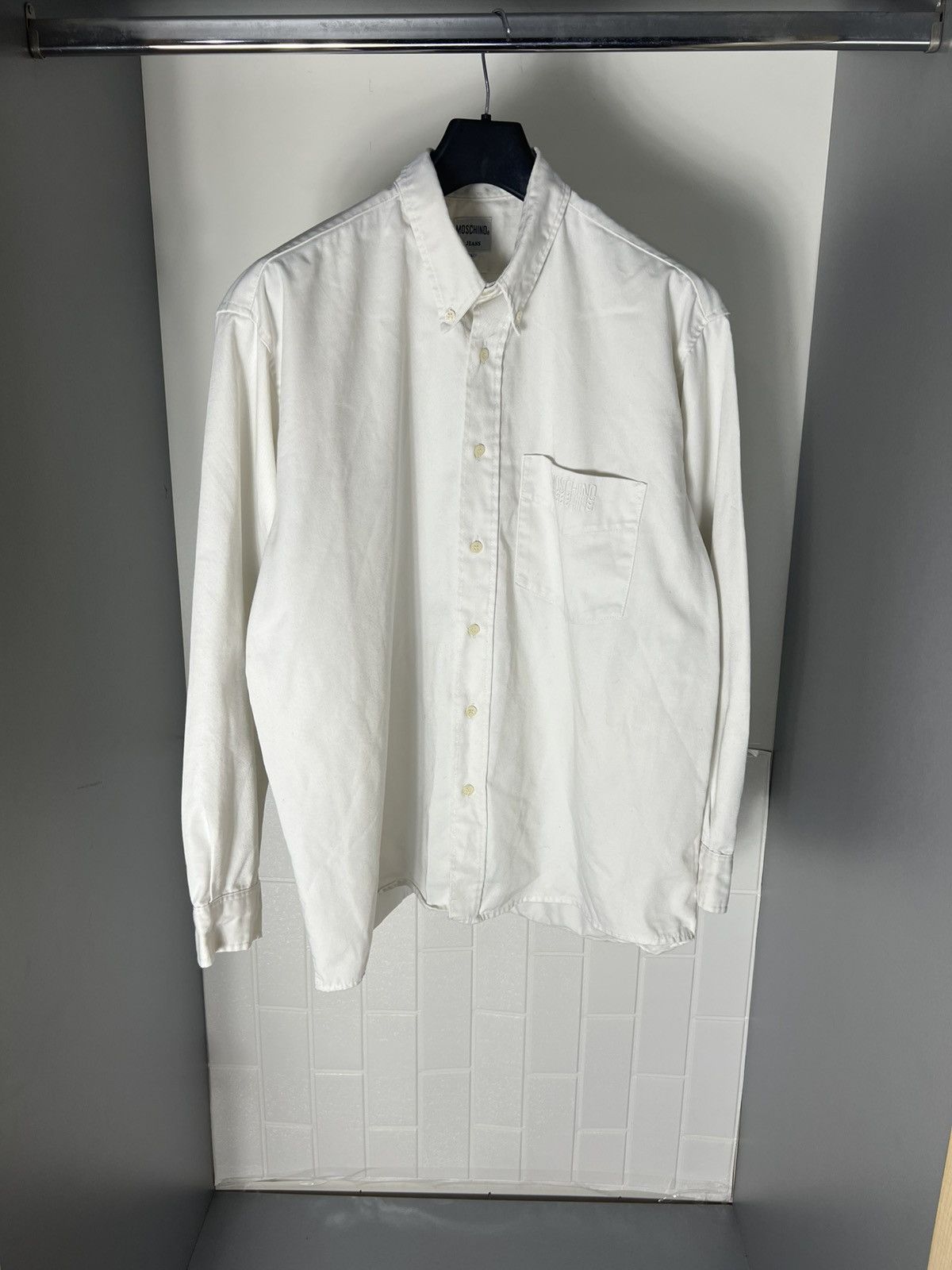 VERY RARE LOVE MOSCHINO LONG SLEEVE SHIRT DESIGNER Y2K 90s