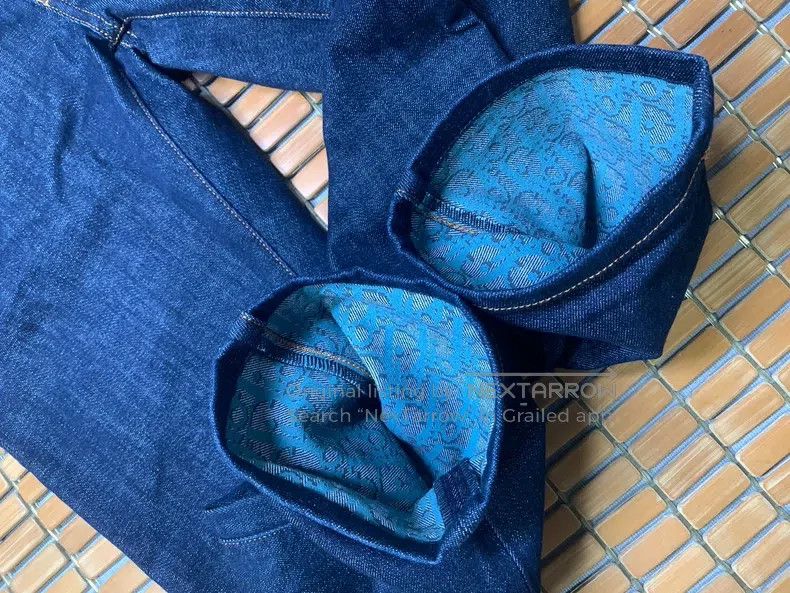 Dior Dior Jeans with all-over print at the hem Size US 30 / EU 46 - 7 Thumbnail