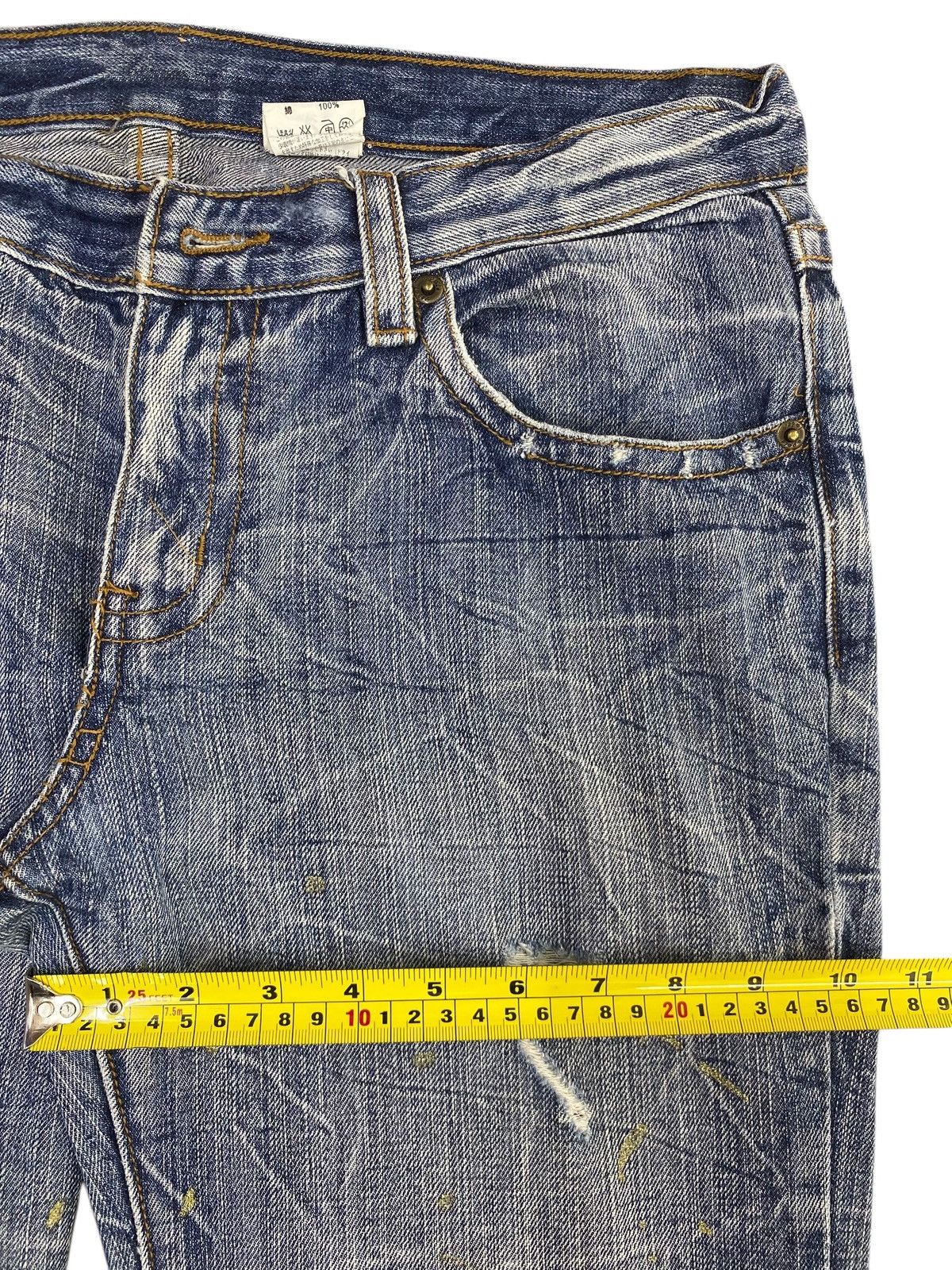 Japanese Brand Japanese Brand Gold Splash Honey Comb Style Flare Jeans Size US 34 / EU 50 - 7 Thumbnail
