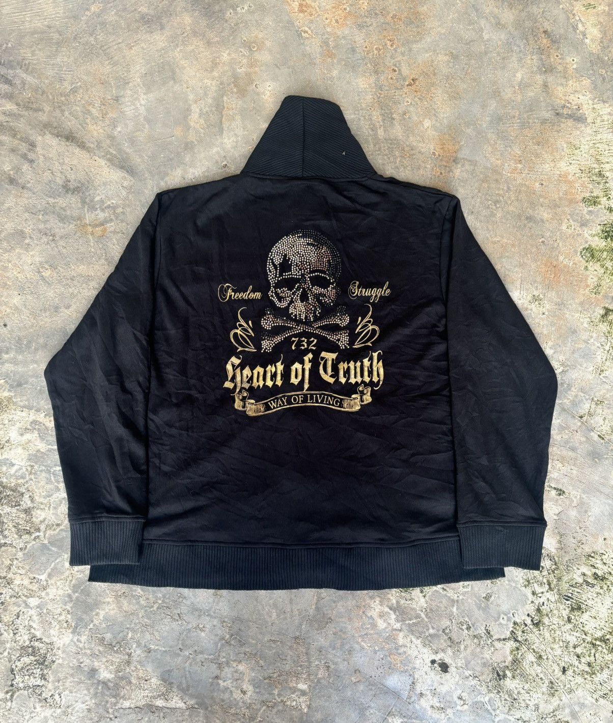 Hysteric Glamour Gangbuster Skull Poem Ifsix Lgb Style Over Size Jacket Size US XL / EU 56 / 4 - 2 Thumbnail