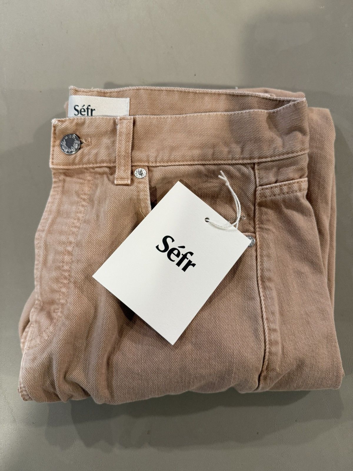 Sefr Brown Twisted Jeans Size US 30 / EU 46 - 12 Thumbnail