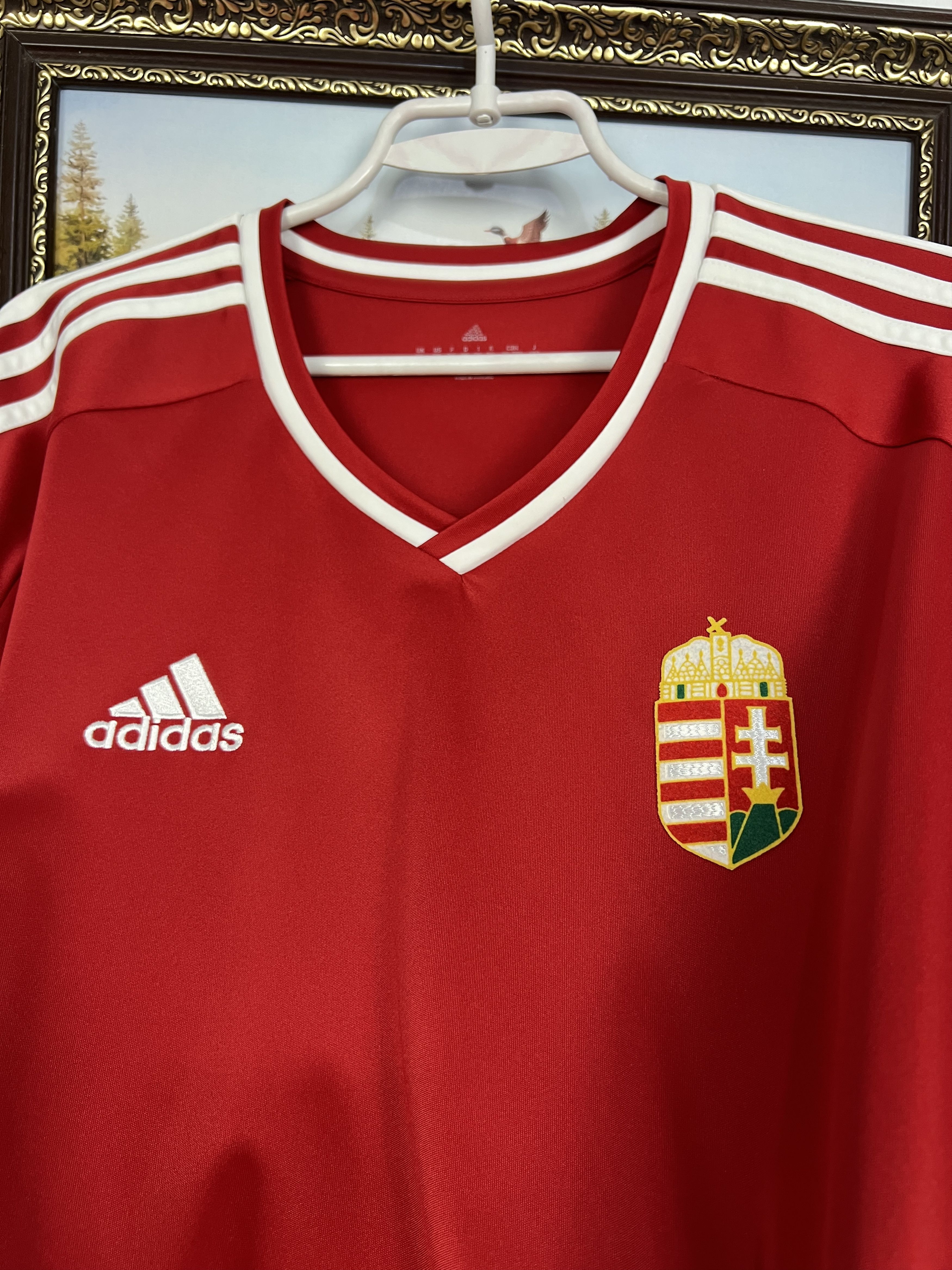 Adidas Hungary Home football shirt 2016 Soccer Adidas Jersey Size US XXL / EU 58 / 5 - 3 Thumbnail