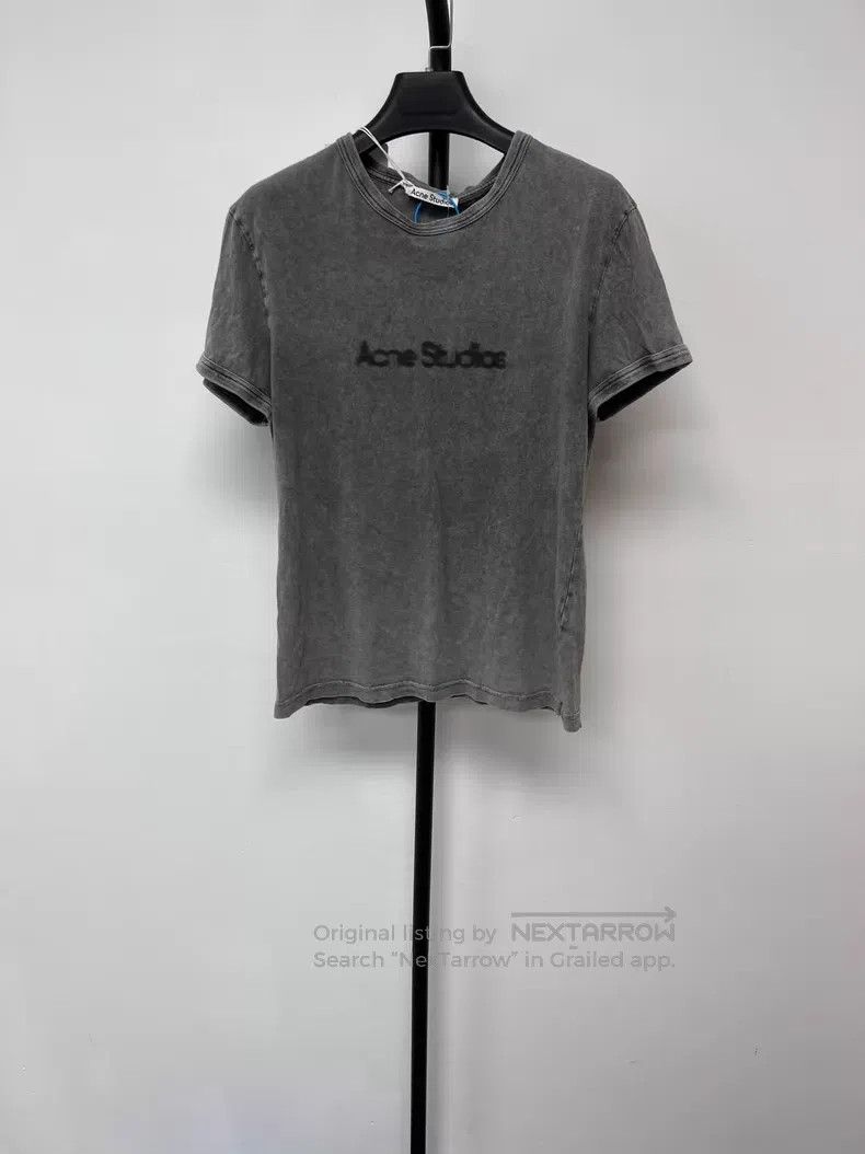 Acne Studios Acne Studios Faded logo round neck casual short sleeve T-s Size M / US 6-8 / IT 42-44 - 1 Thumbnail