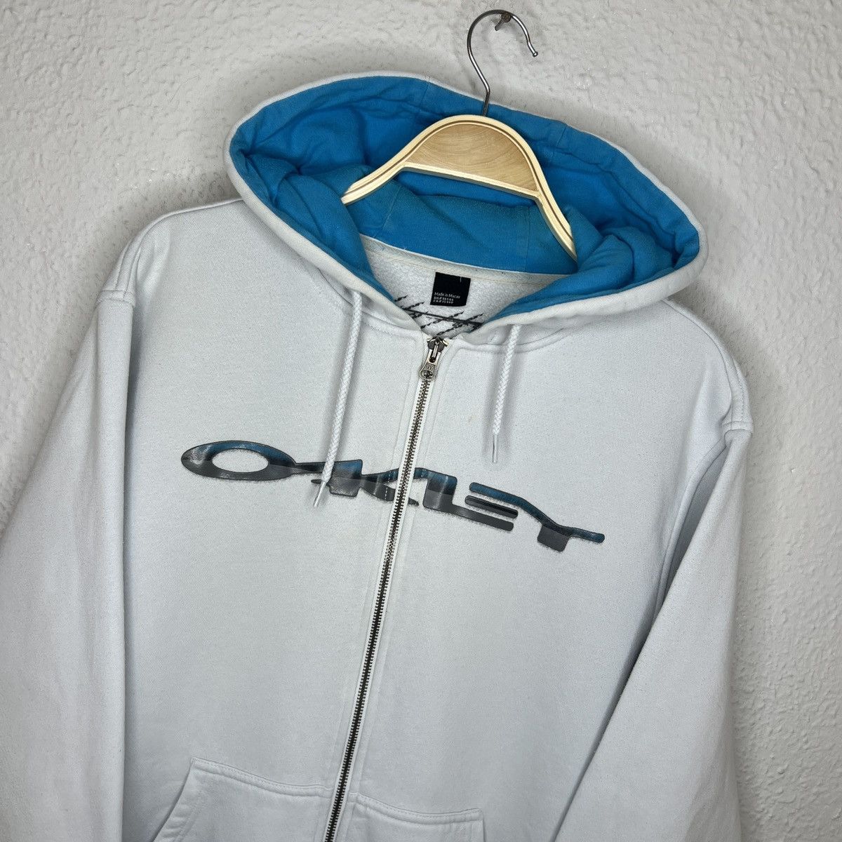 Oakley Vintage Oakley Zip Hoodie Sweatshirt Spellout Big Logo Size US M / EU 48-50 / 2 - 4 Thumbnail