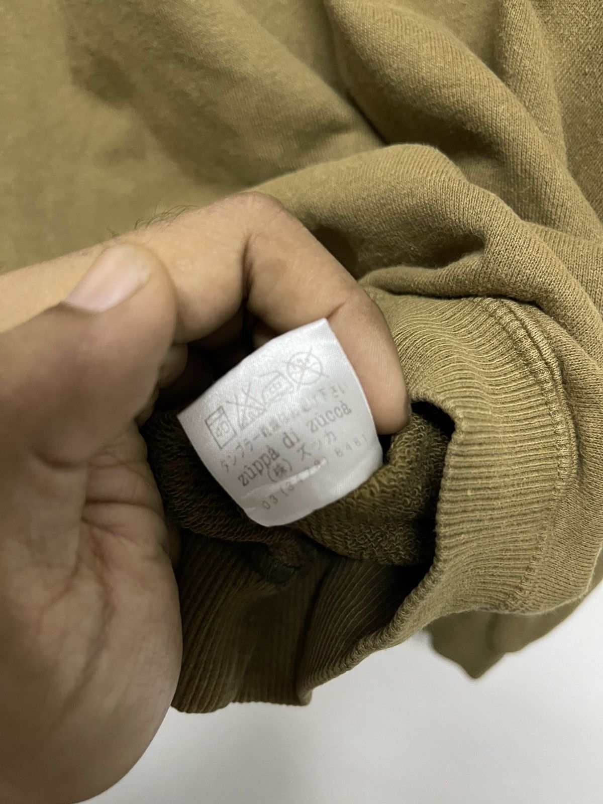 CABANE de ZUCCa × Issey Miyake × Japanese Brand 90s ZUPPA DI ZUCCA ISSEY MIYAKE SPELLOUT CREWNECK Size US M / EU 48-50 / 2 - 12 Thumbnail