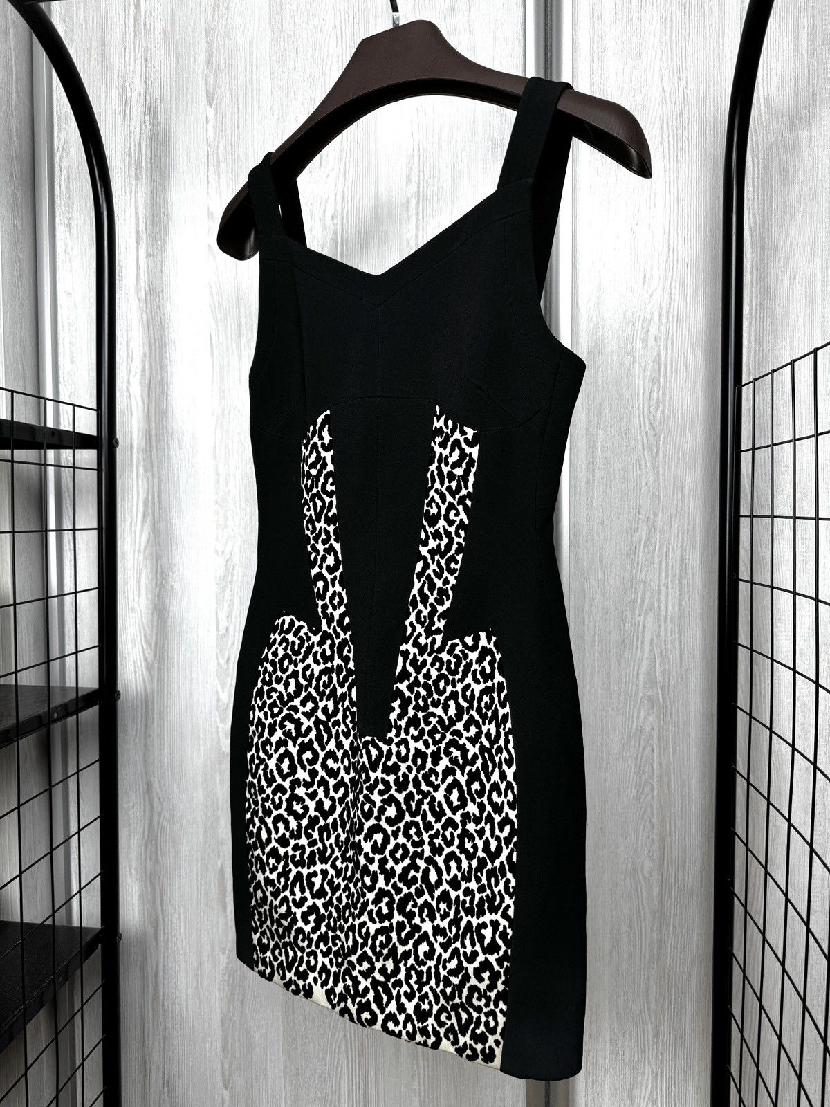 Antonio Berardi Antonio Berardi animal pattern white black mini dress Size S / US 4 / IT 40 - 6 Thumbnail