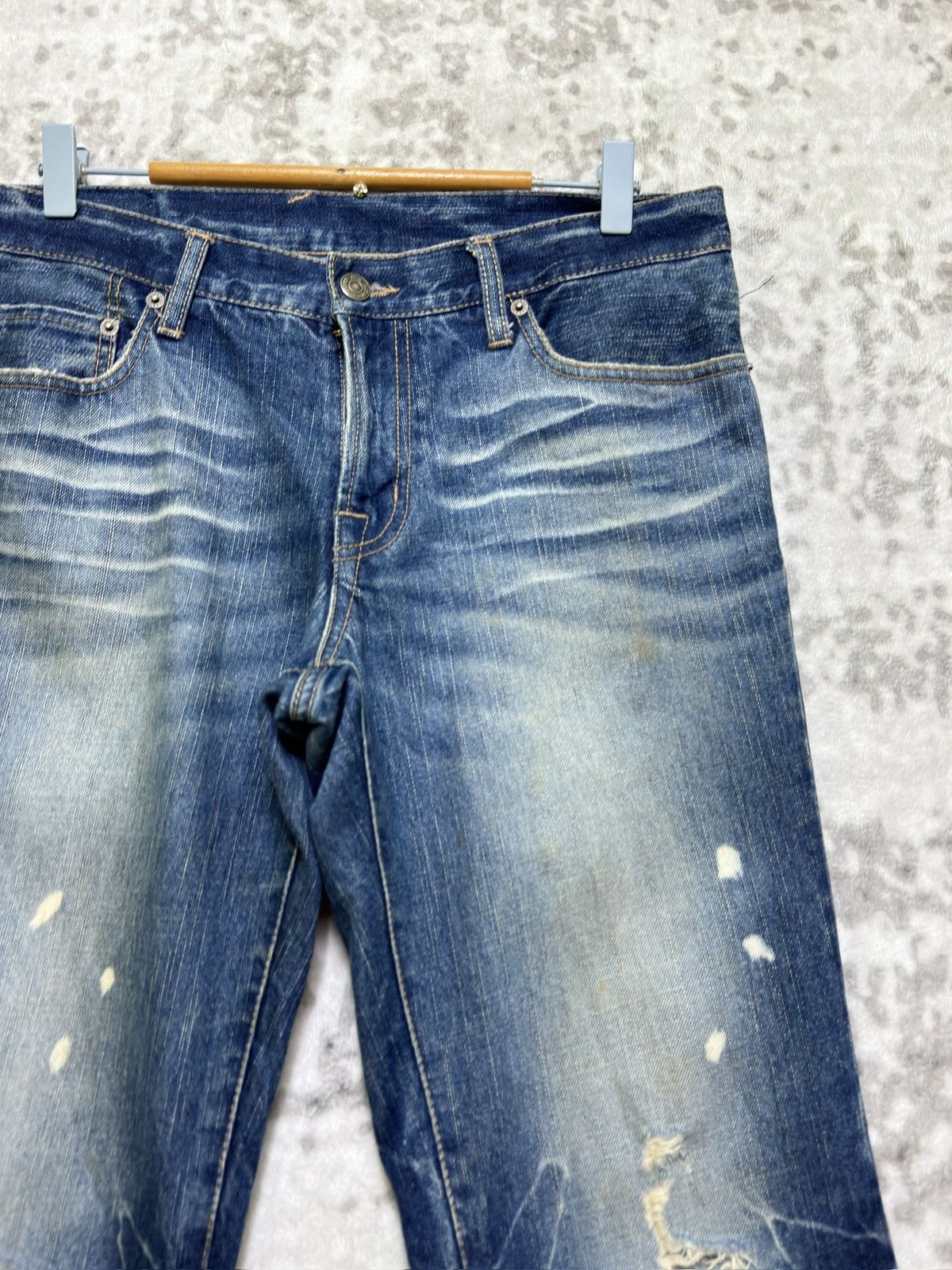 PPFM Vintage PPFM Bootcut Flared Paint Splatter Distressed Japan Size US 32 / EU 48 - 5 Thumbnail