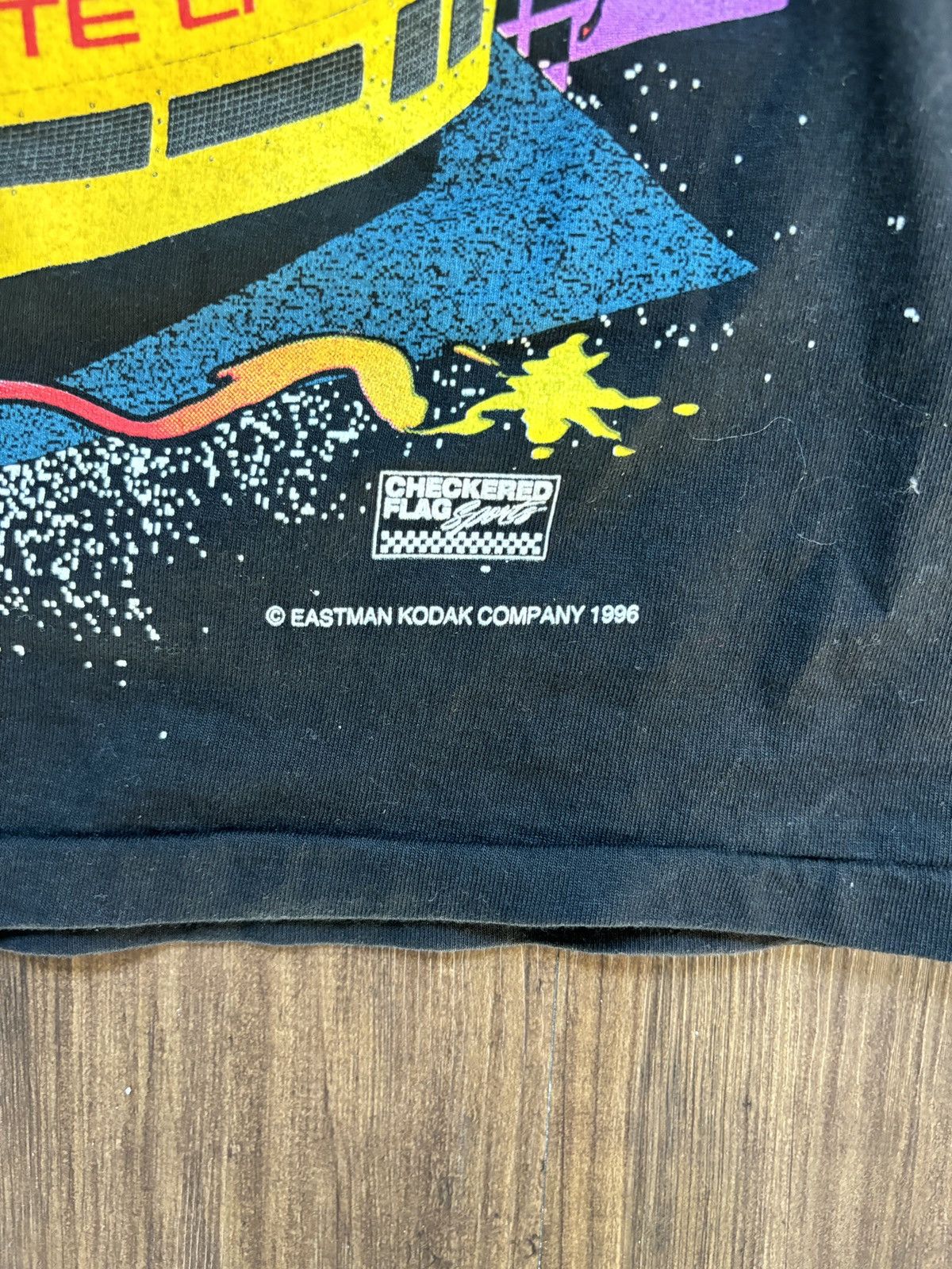 Kodak × NASCAR × Vintage Vintage Sterling Marlin Kodak Racing Single Stitch Tee 1996 Size US L / EU 52-54 / 3 - 3 Thumbnail