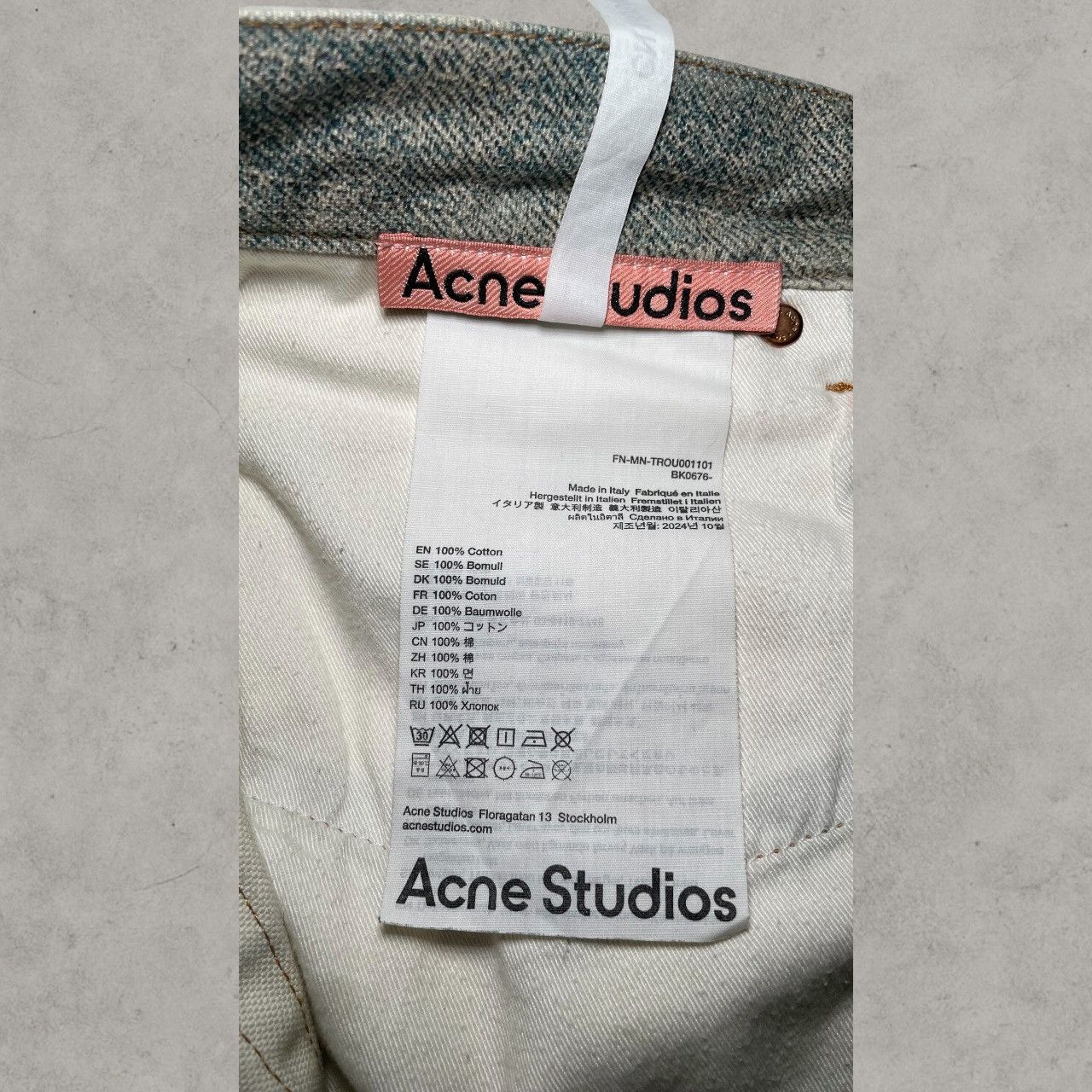 Acne Studios Acne Studios Trompe Loeil Candy Chain 1981M Gray Jeans Sz 48 Size US 32 / EU 48 - 11 Thumbnail