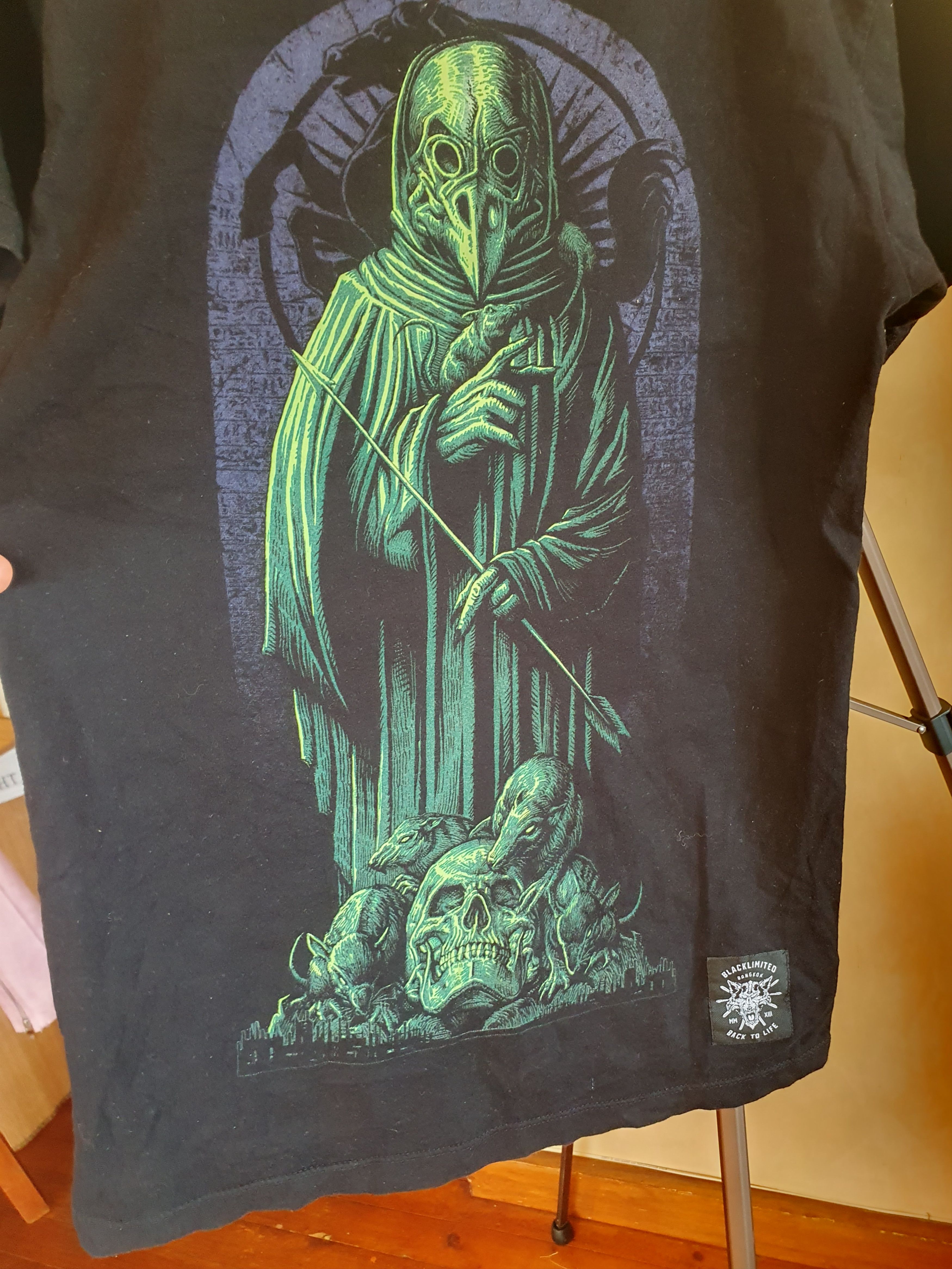 Other Black Limited Bangkok The 4 Horsman Plague t-shirt sz M Size US M / EU 48-50 / 2 - 9 Thumbnail