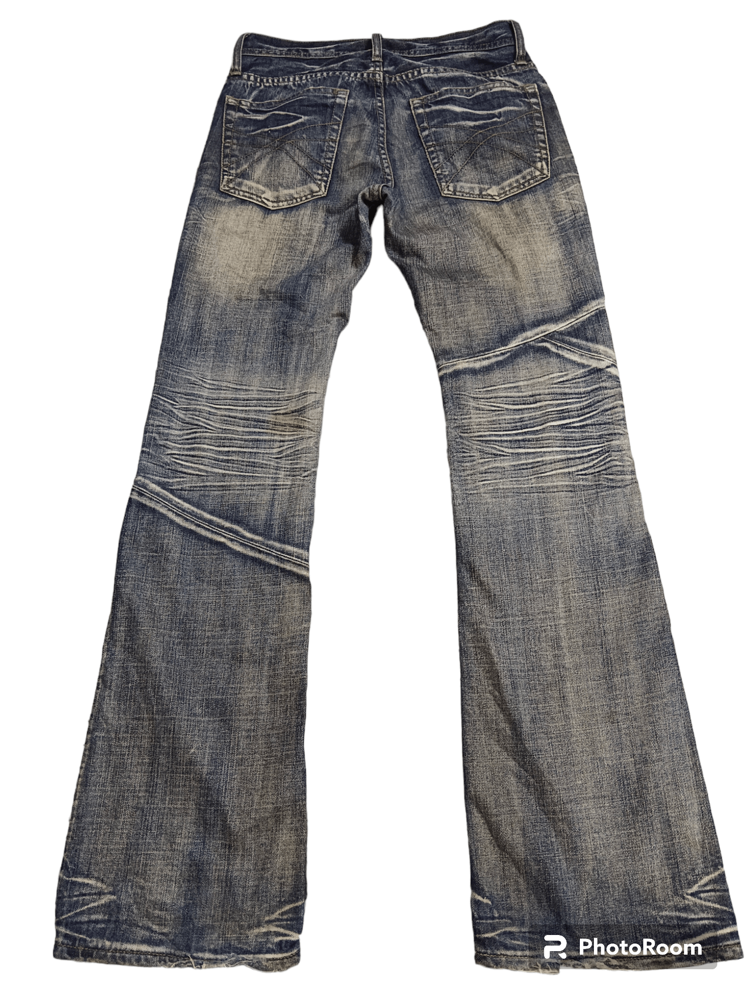 HIDEAWAYS Edge X Rupert Distressed Flare Jeans Size US 28 / EU 44 - 2 Thumbnail