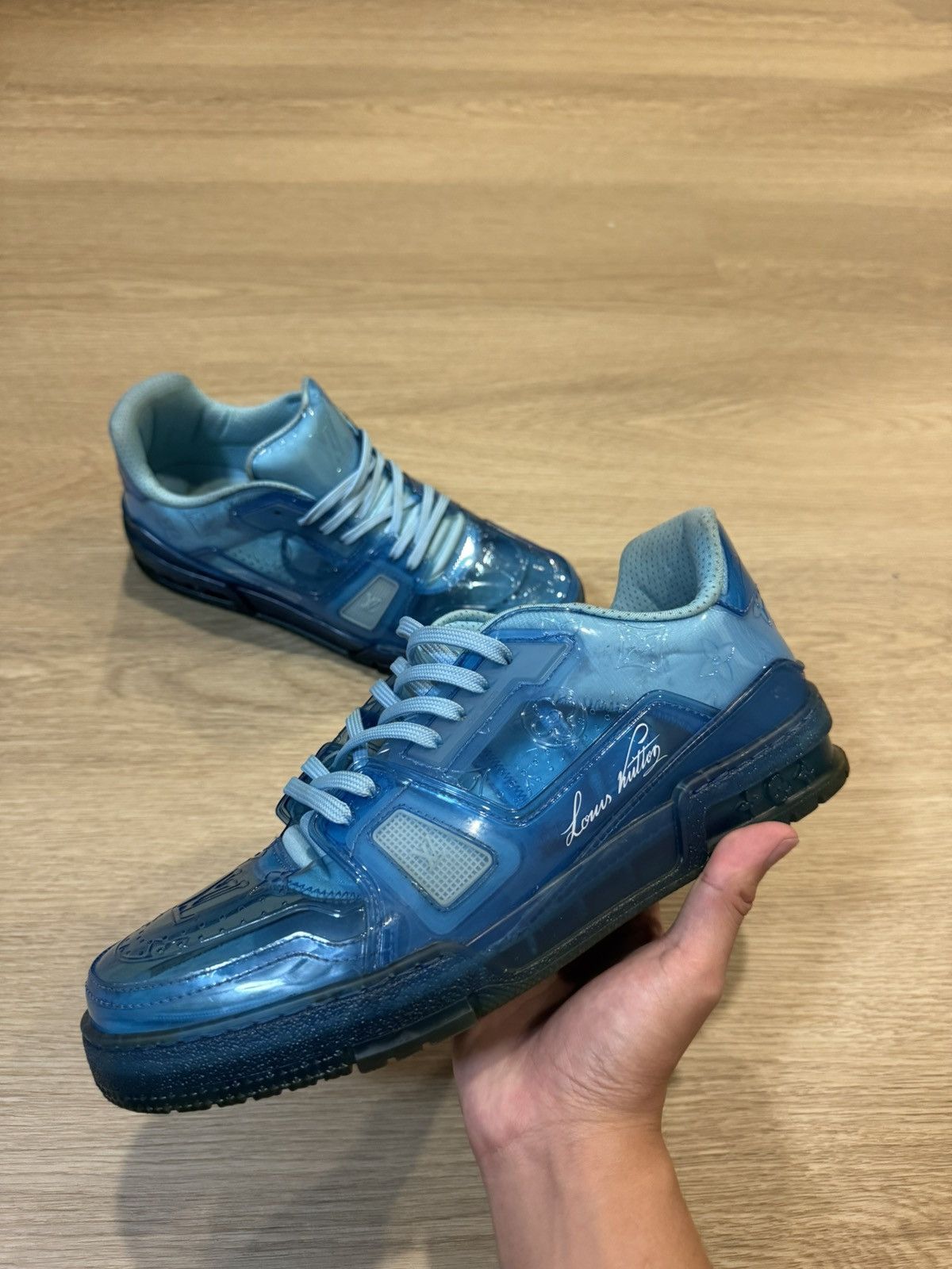 Louis Vuitton Louis Vuitton Transparent Trainers Size US 7.5 / EU 40-41 - 1 Thumbnail