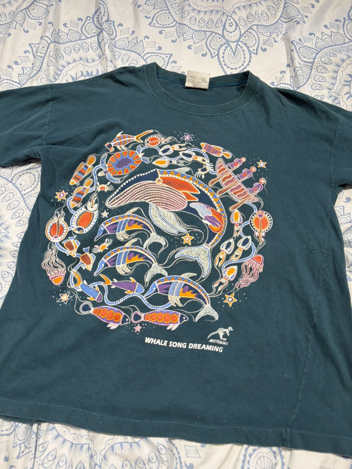 Vintage Vintage Whale Shirt XL Size US XL / EU 56 / 4 - 1 Thumbnail