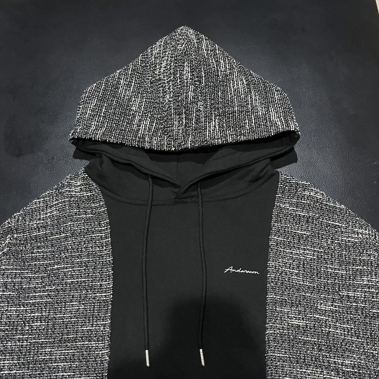 Andersson Bell Andersson Bell Black Fabric Contrast Hoodie Size US M / EU 48-50 / 2 - 8 Thumbnail