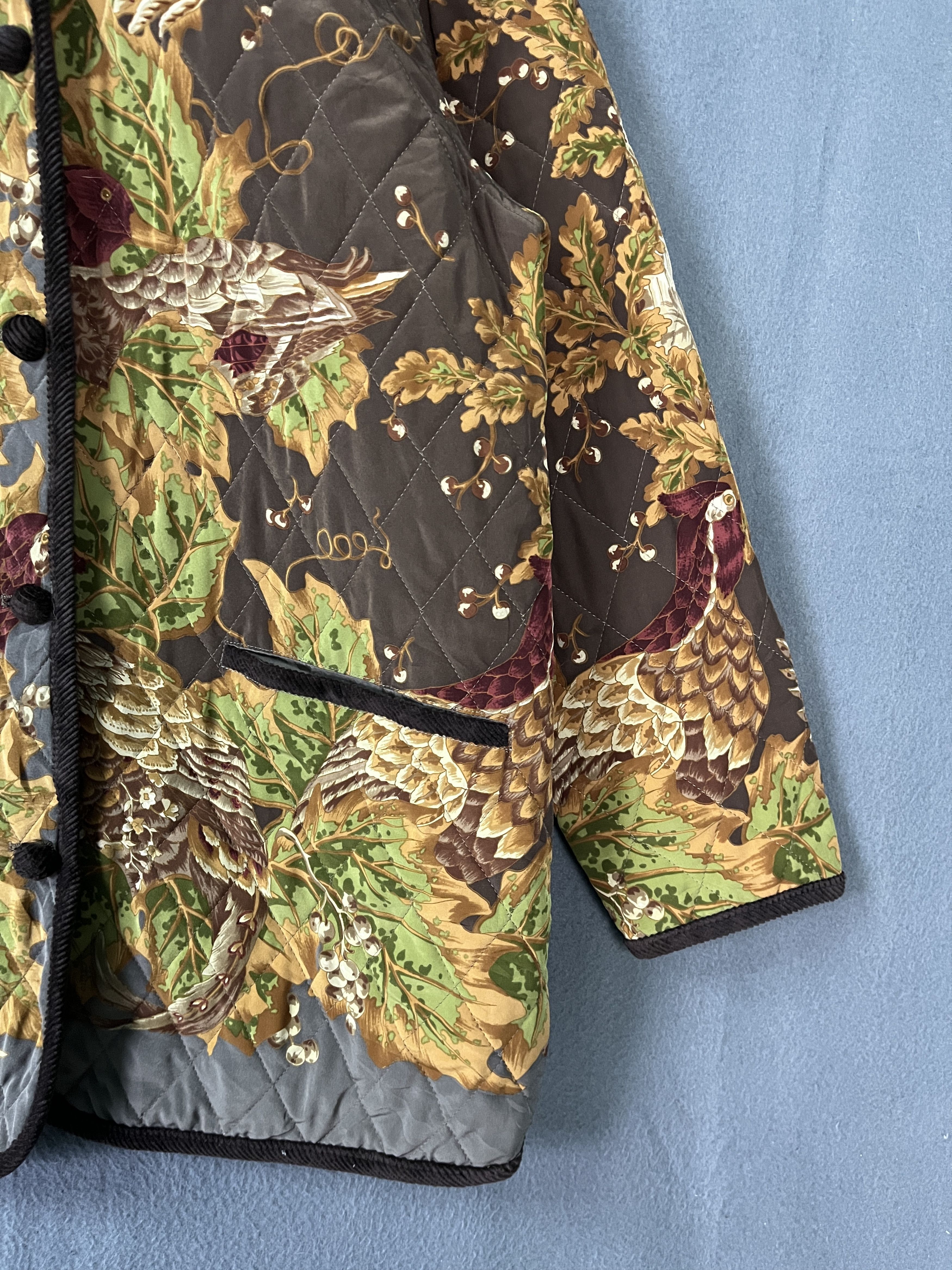 Japanese Brand Artwork of Noble American with Nature AOP Quilted Jacket Size US M / EU 48-50 / 2 - 5 Thumbnail