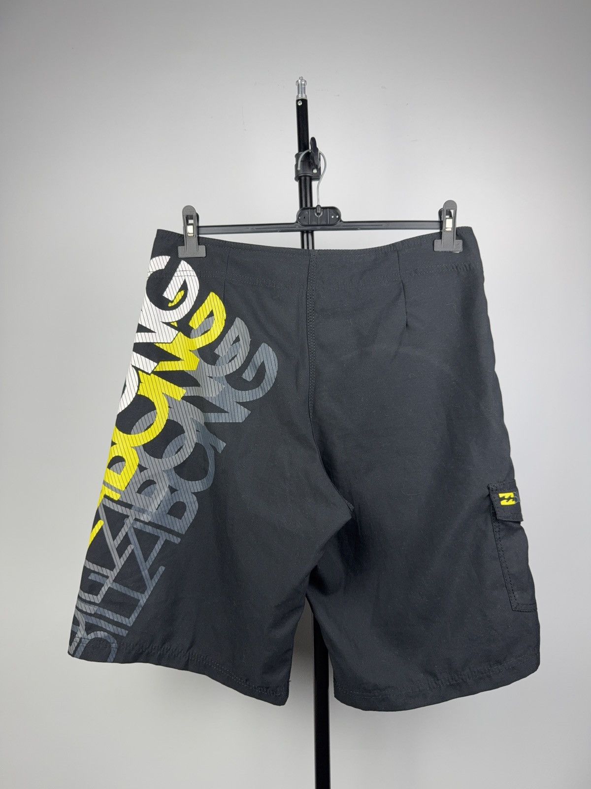 Billabong Retro Y2K 00s Billabong Black Logo Surf Board Shorts sz 32 Size US 32 / EU 48 - 9 Thumbnail