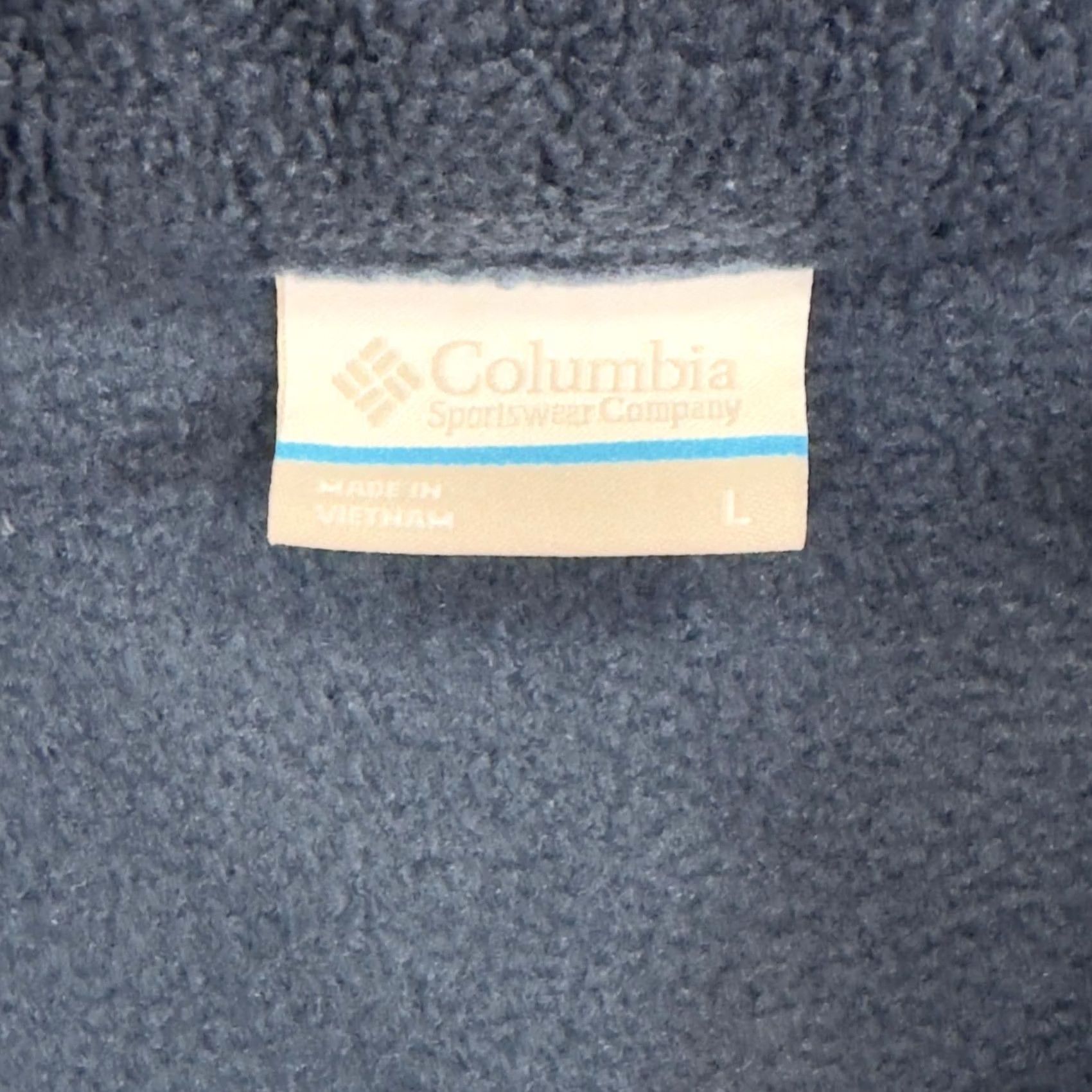 Vintage Columbia Fleece Jacket Blue Full Zip Long Sleeve Women's L Jacket Size L / US 10 / IT 46 - 6 Thumbnail