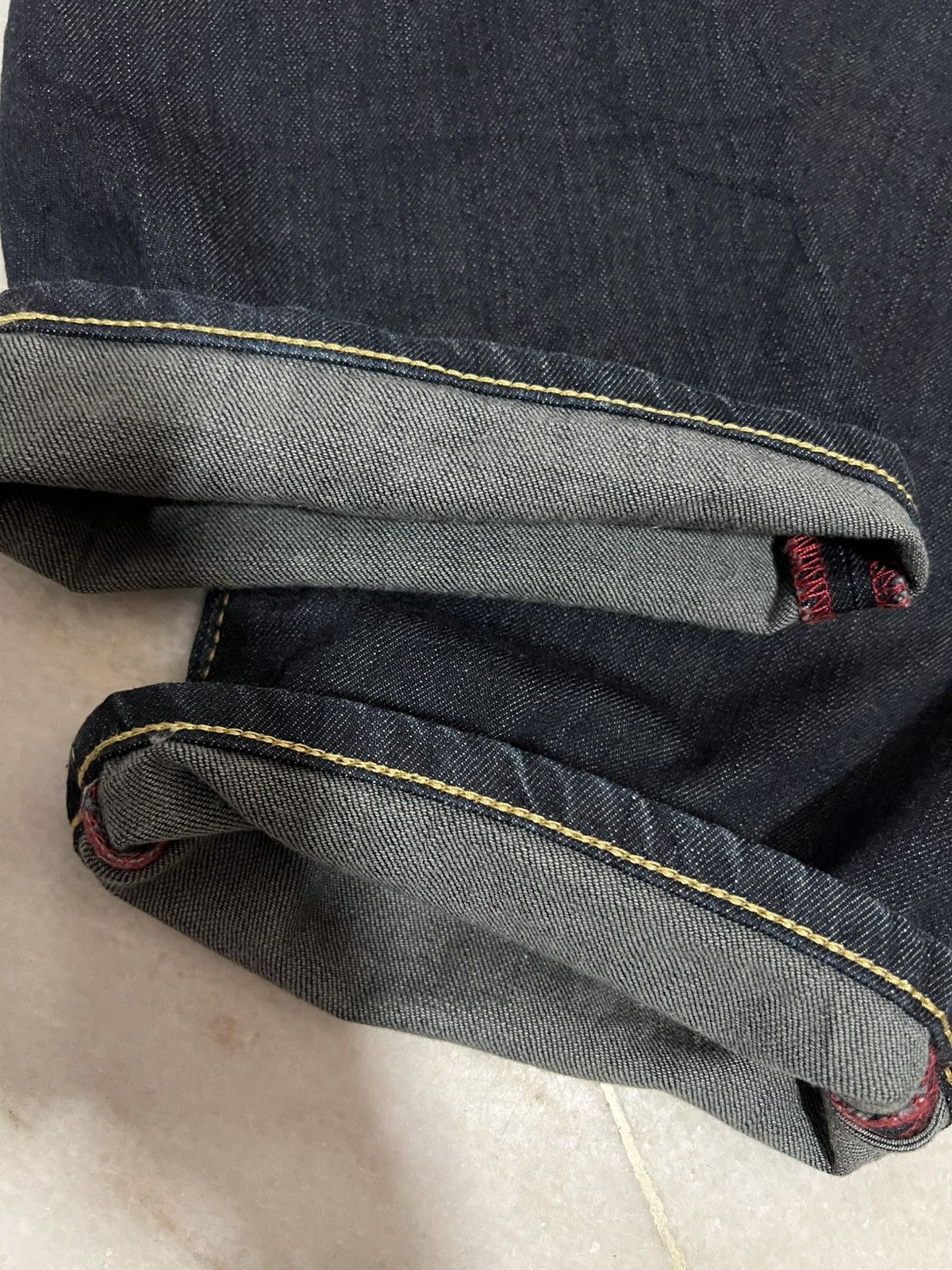 Edwin × If Six Was Nine × Japanese Brand 🌈Vintage Edwin Blue Trip Edgeline Bootcut Jean Size US 30 / EU 46 - 15 Thumbnail