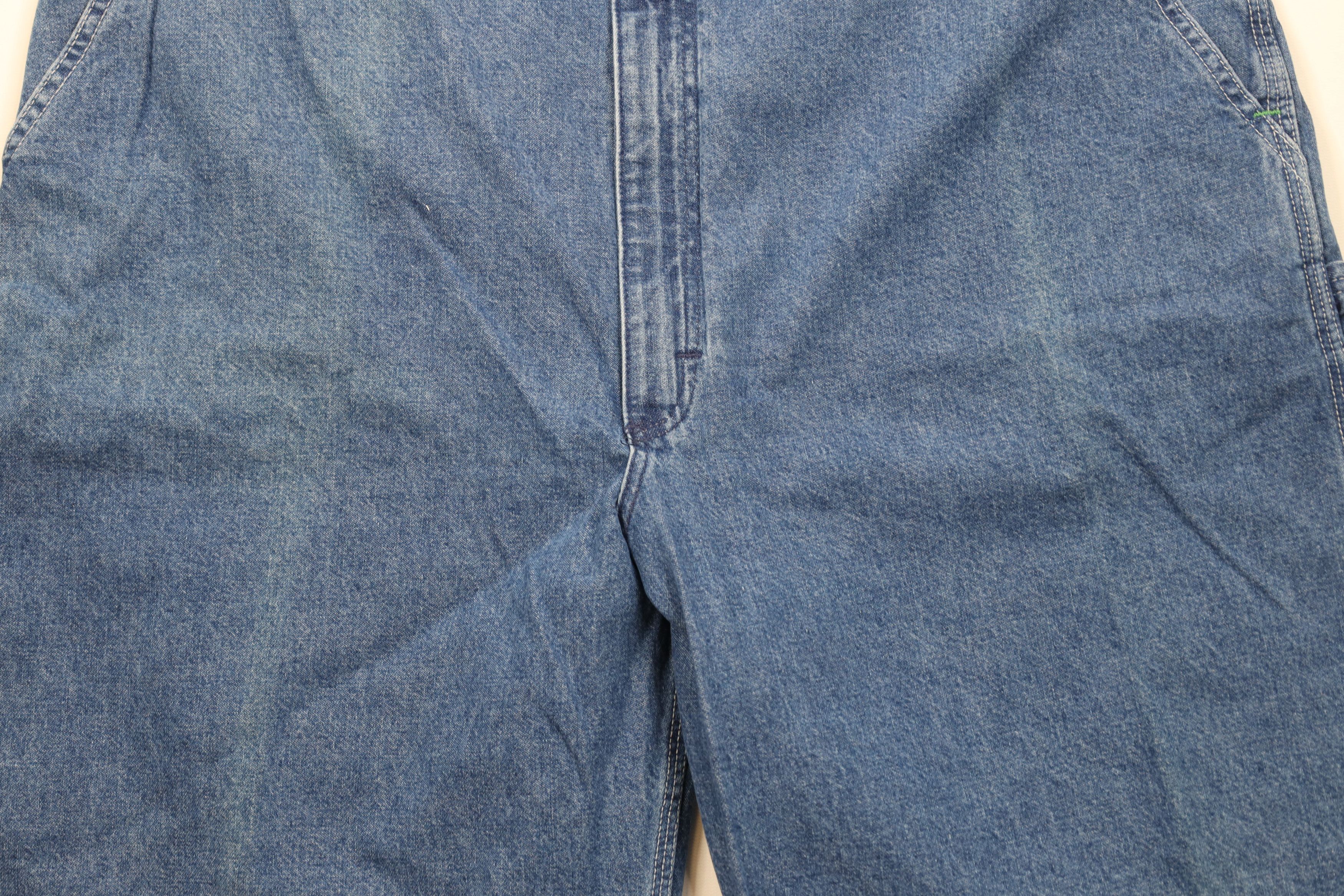 Vintage Vintage 90s OshKosh B'Gosh Fit Dungaree Denim Shorts USA Size US 38 / EU 54 - 3 Thumbnail