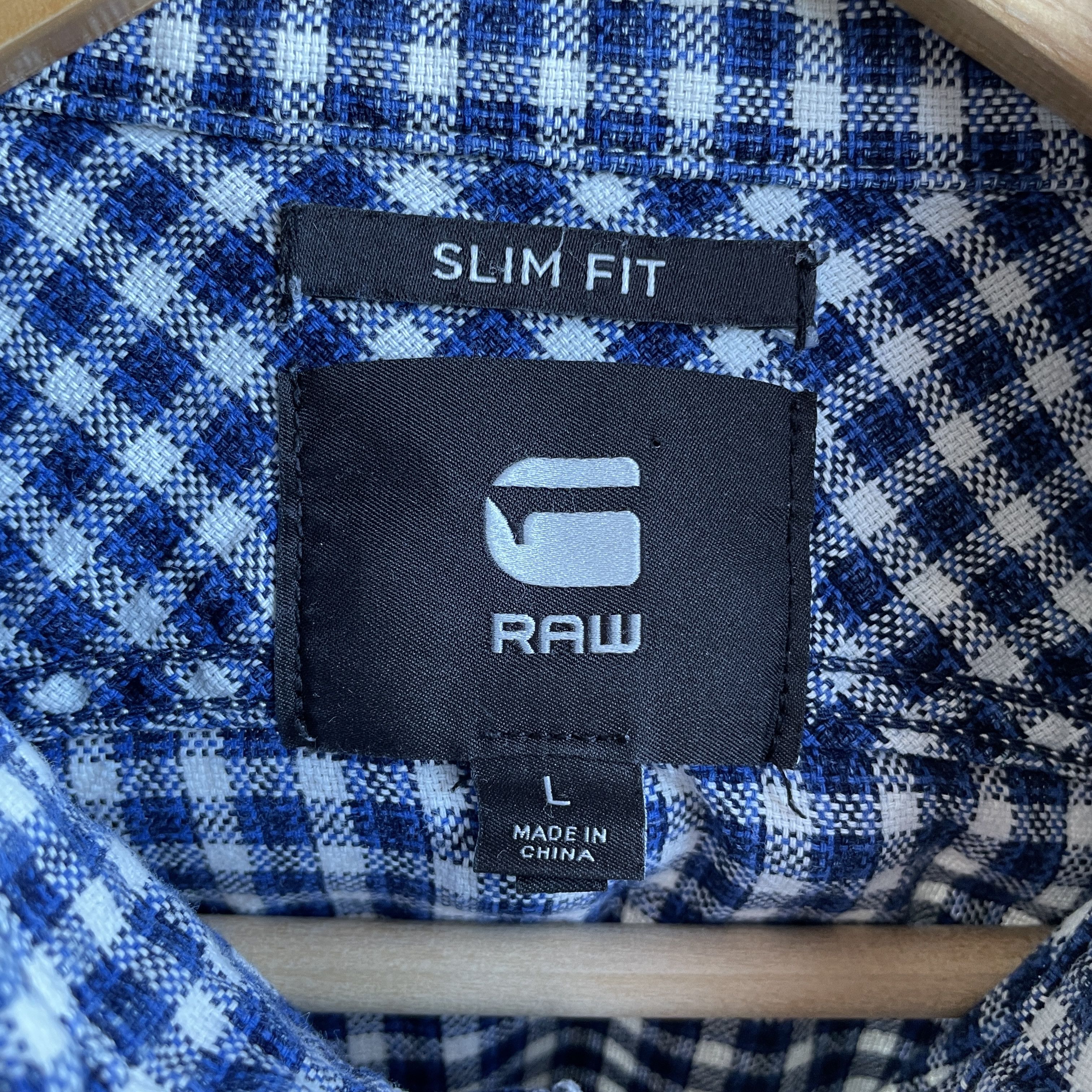 G-Star G-Star Raw Check Flannel Western Distressed Slim Shirt Size US L / EU 52-54 / 3 - 7 Thumbnail