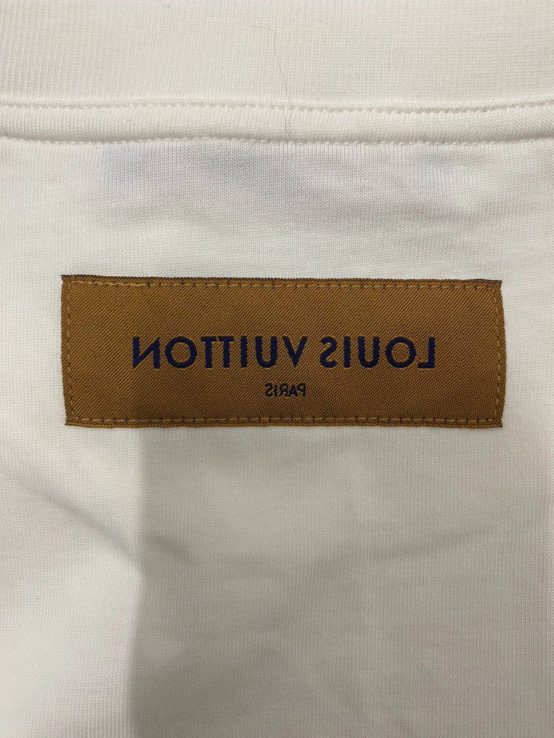 Louis Vuitton Louis Vuitton Solid Logo Crew Neck Casual Short Sleeve Size US XL / EU 56 / 4 - 6 Thumbnail