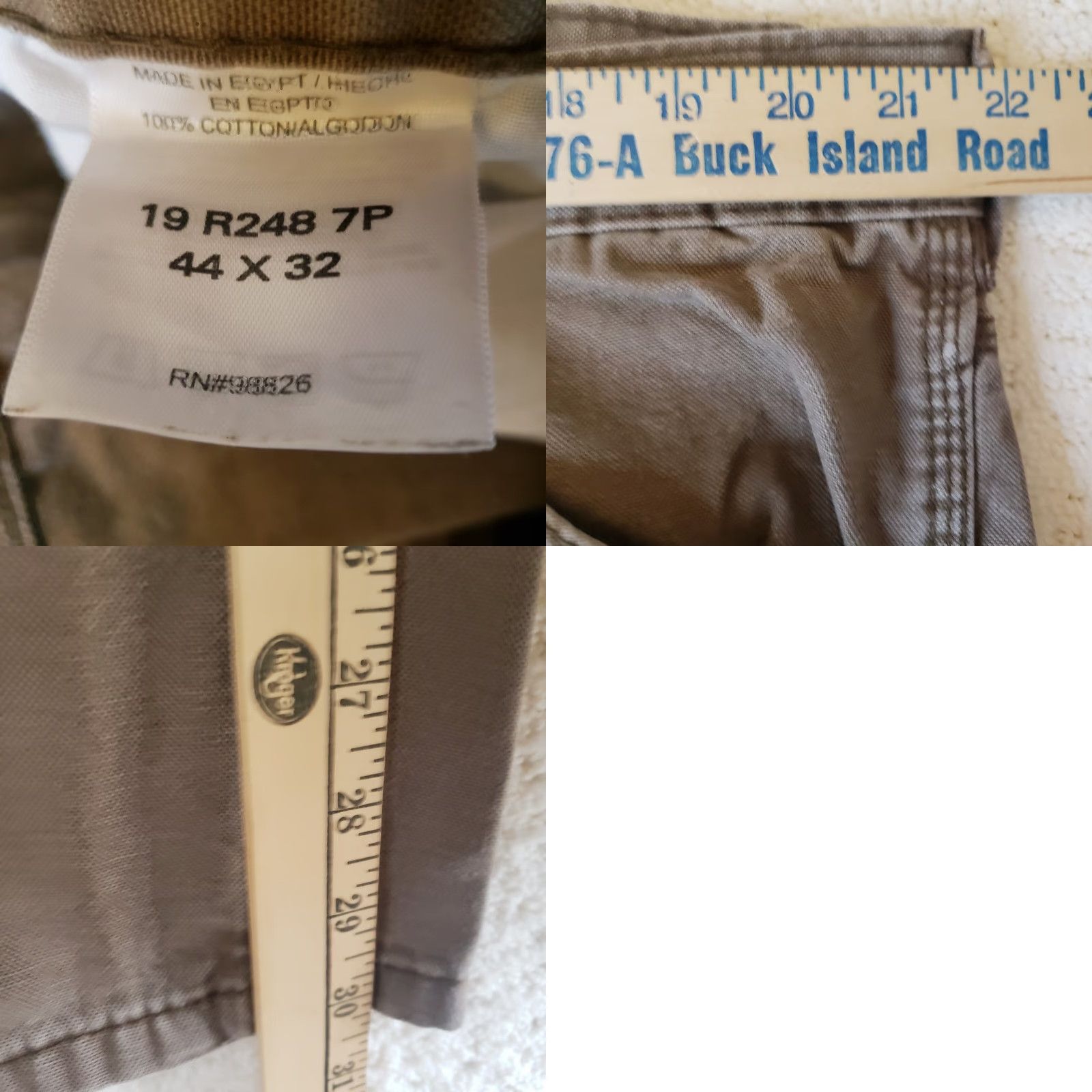 Vintage VINTAGE Schmidt Work Wear Men’s Brown Cotton Carpenter Pants SZ 44X30 Size US 44 / EU 60 - 10 Thumbnail