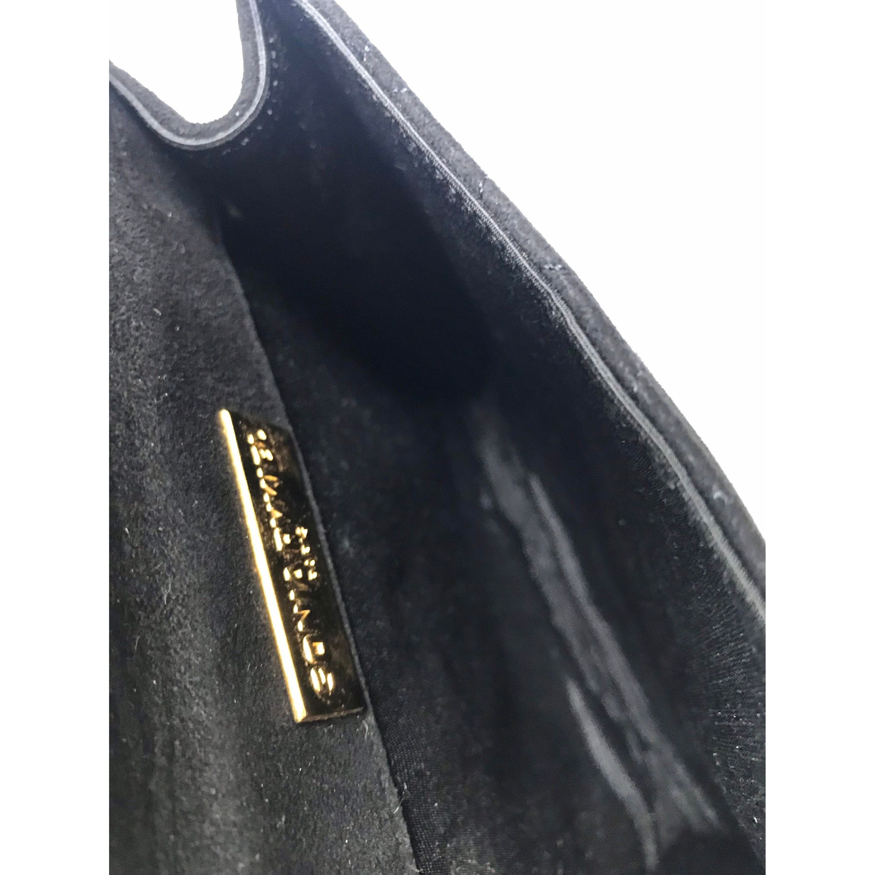 Sonia Rykiel Vintage Sonia Rykiel black suede leather bag, quilted. Size ONE SIZE - 8 Thumbnail