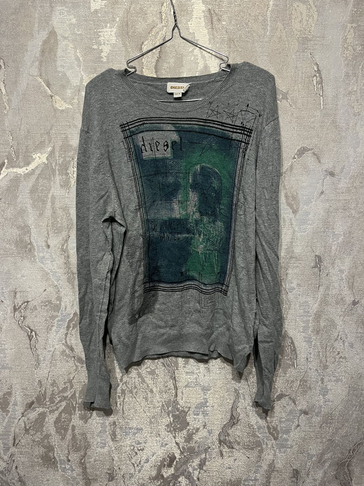 Diesel × Japanese Brand × Vintage vintage longsleeve diesel Size US XL / EU 56 / 4 - 1 Thumbnail