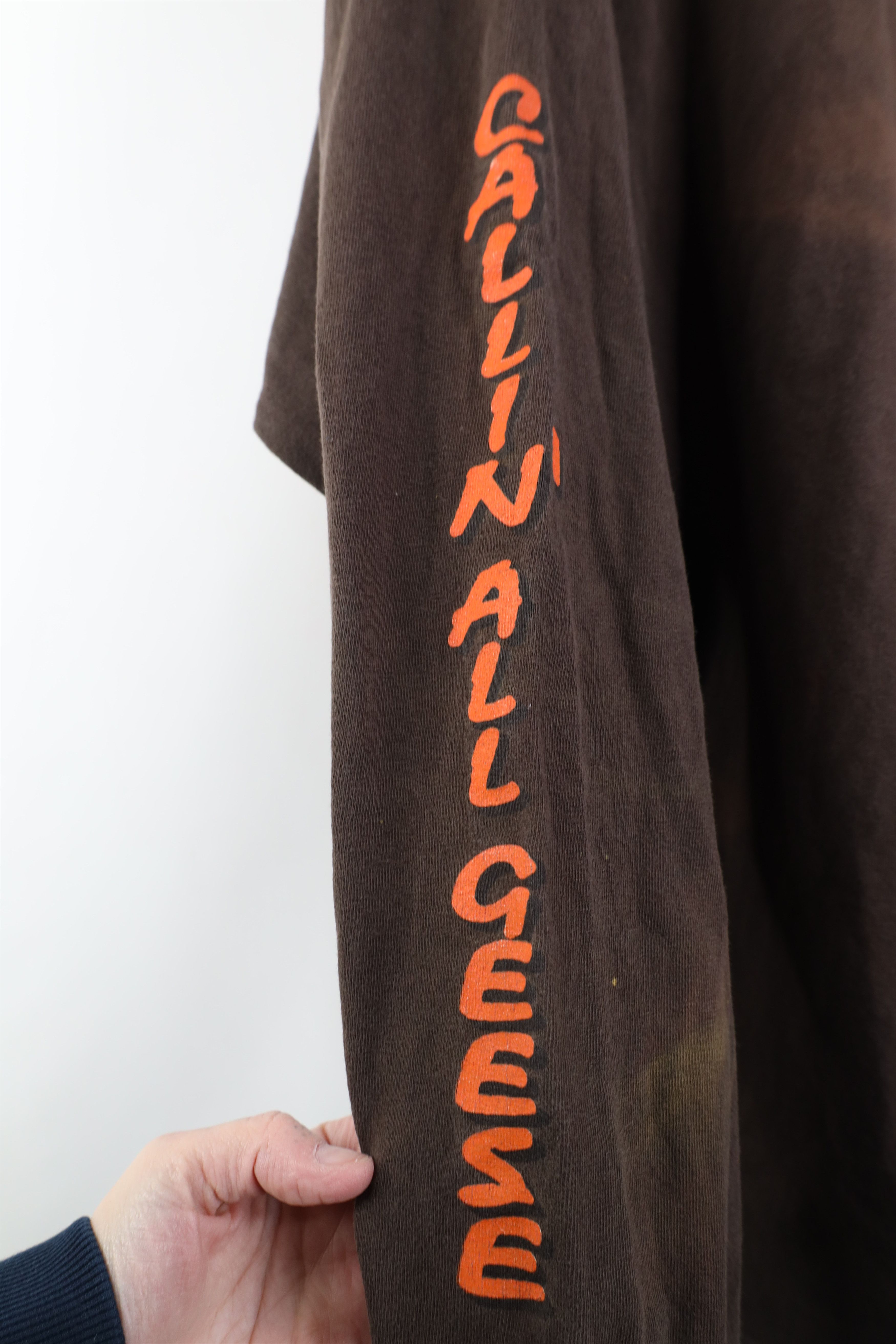 Vintage Vintage 90s Y2K Calls Hunting Geese Duck Long Sleeve T-Shirt Size US XL / EU 56 / 4 - 7 Thumbnail