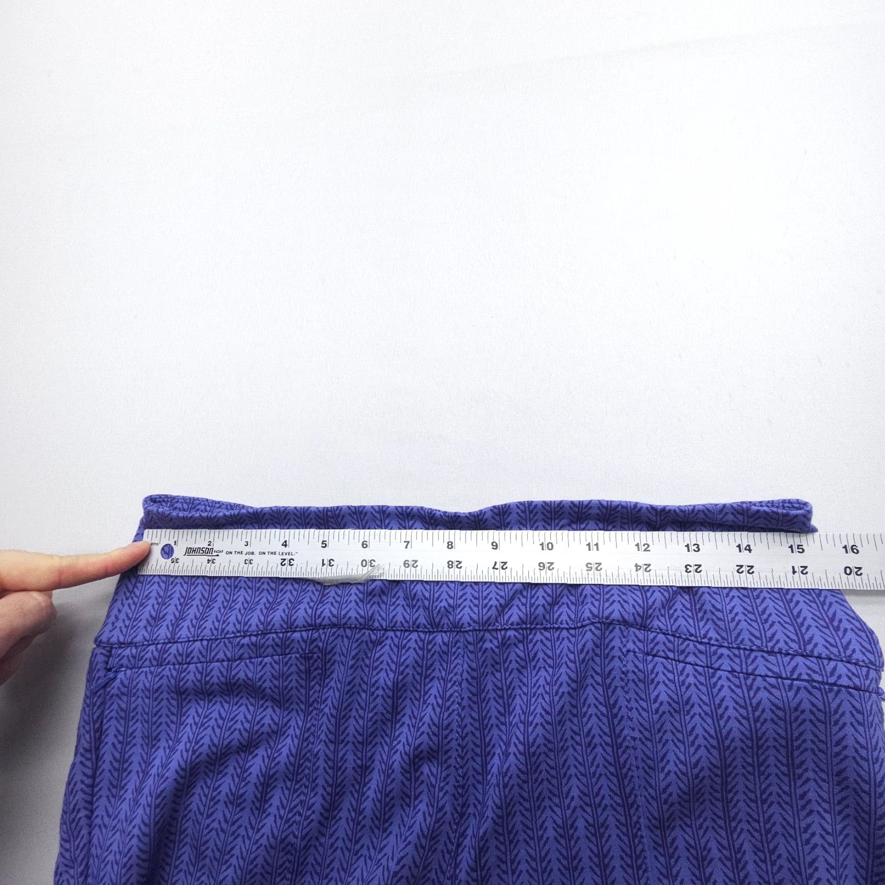 Vintage Betabrand Pull On Purple Power Down Pants Ankle Leggings Size Large Slim Size 36" / US 14 / IT 50 - 7 Thumbnail
