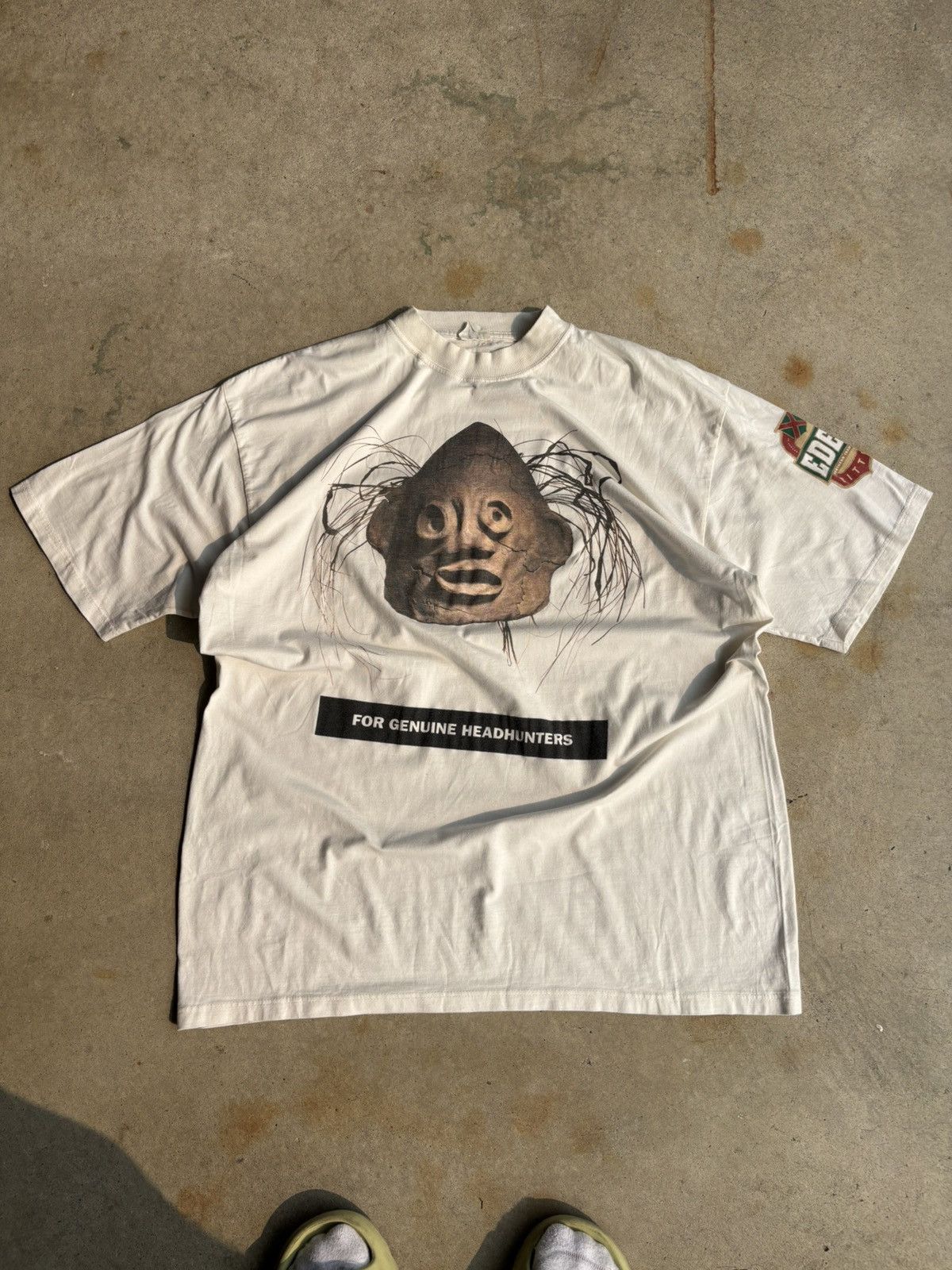 Other Vintage Eden Bitter Beer Genuine Headhunters Tribal 90s Tee Size US XL / EU 56 / 4 - 1 Thumbnail