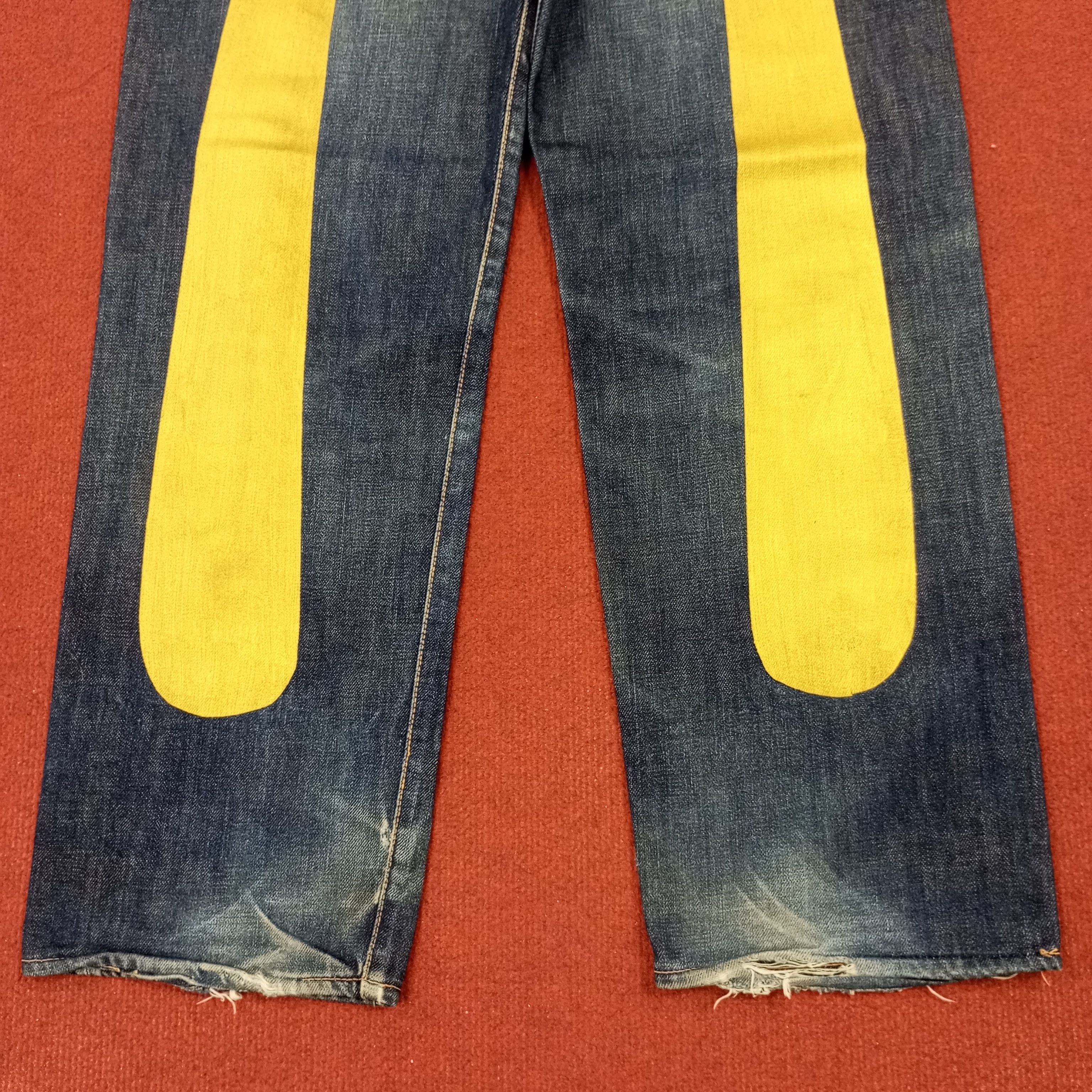 Evisu × Japanese Brand × Vintage Evisu Japanese Brand Fashion Style Custom Daicock Jeans Size US 27 - 3 Thumbnail