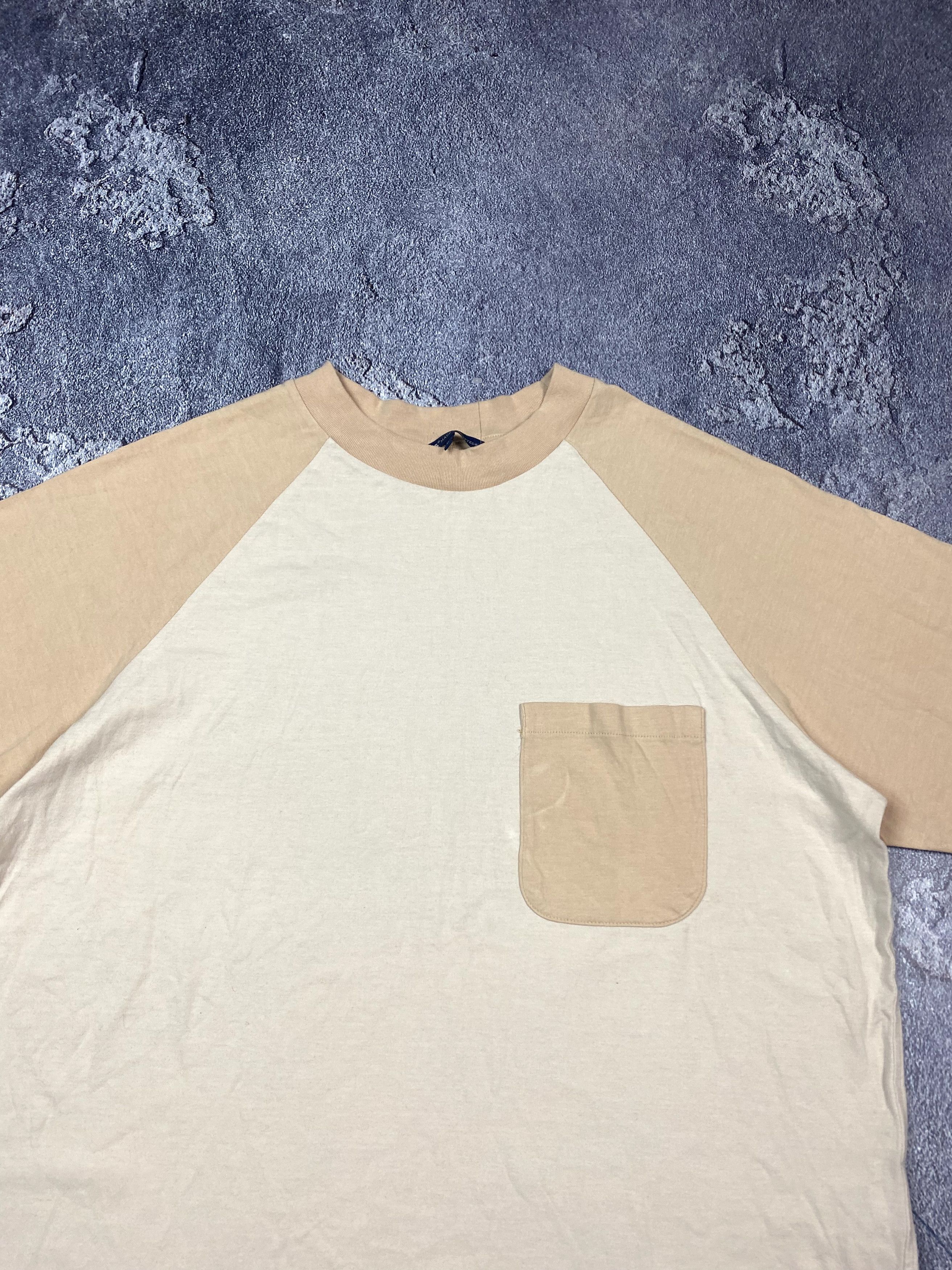 Designer × Levi's × Levi's Made & Crafted Levis Made & Crafted Biege Designer T-shirt Y2K Streetwear Size US S / EU 44-46 / 1 - 3 Thumbnail