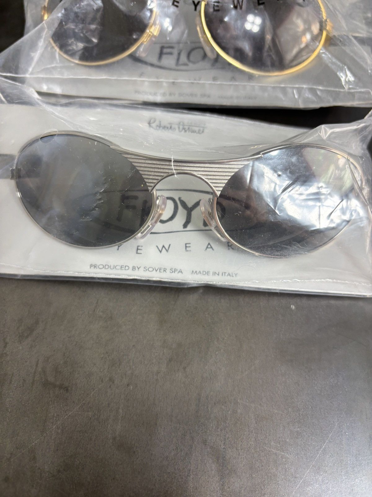 Vintage NOS 1990s Vintage Sunglasses Floyd Gaultier Style Italy Size ONE SIZE - 3 Thumbnail