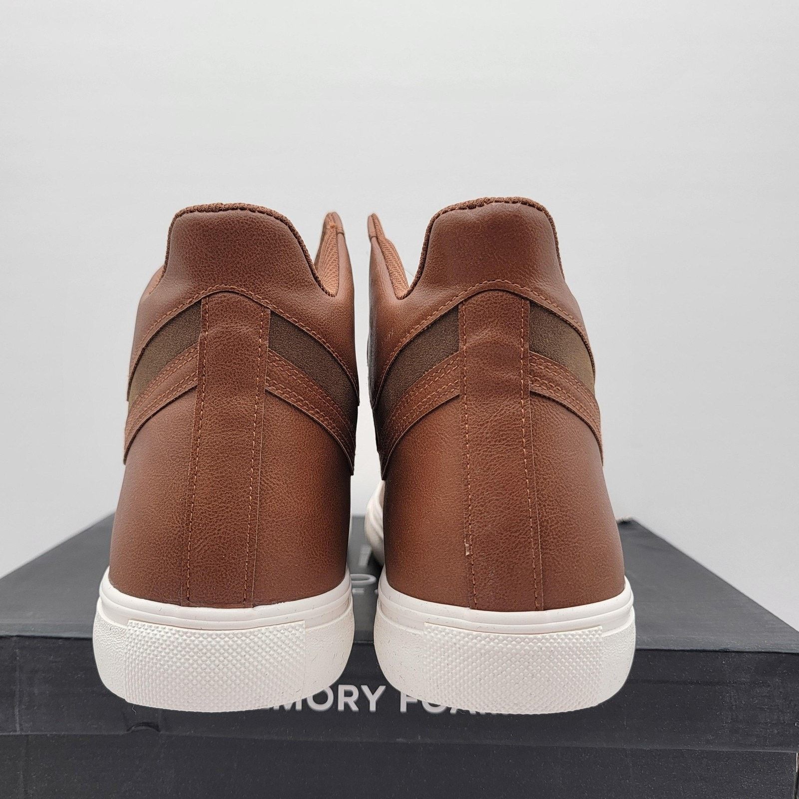 London Fog London Fog Blake Mens Size 12 Cognac Brown High Top Sneakers Size US 11 / EU 44 - 5 Thumbnail