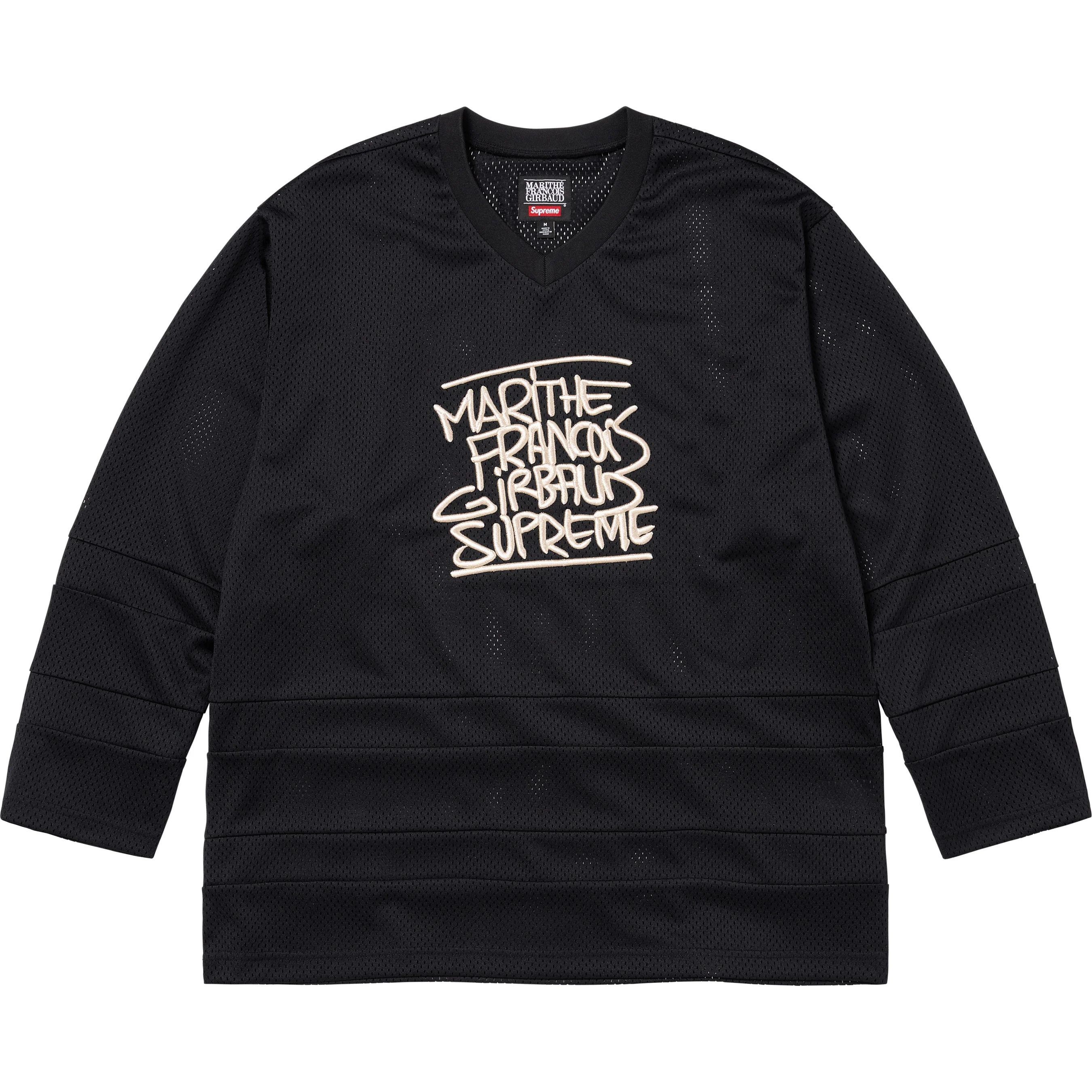 Supreme Supreme Crest Soccer Jersey Mesh Slit Black FW24 XXL
