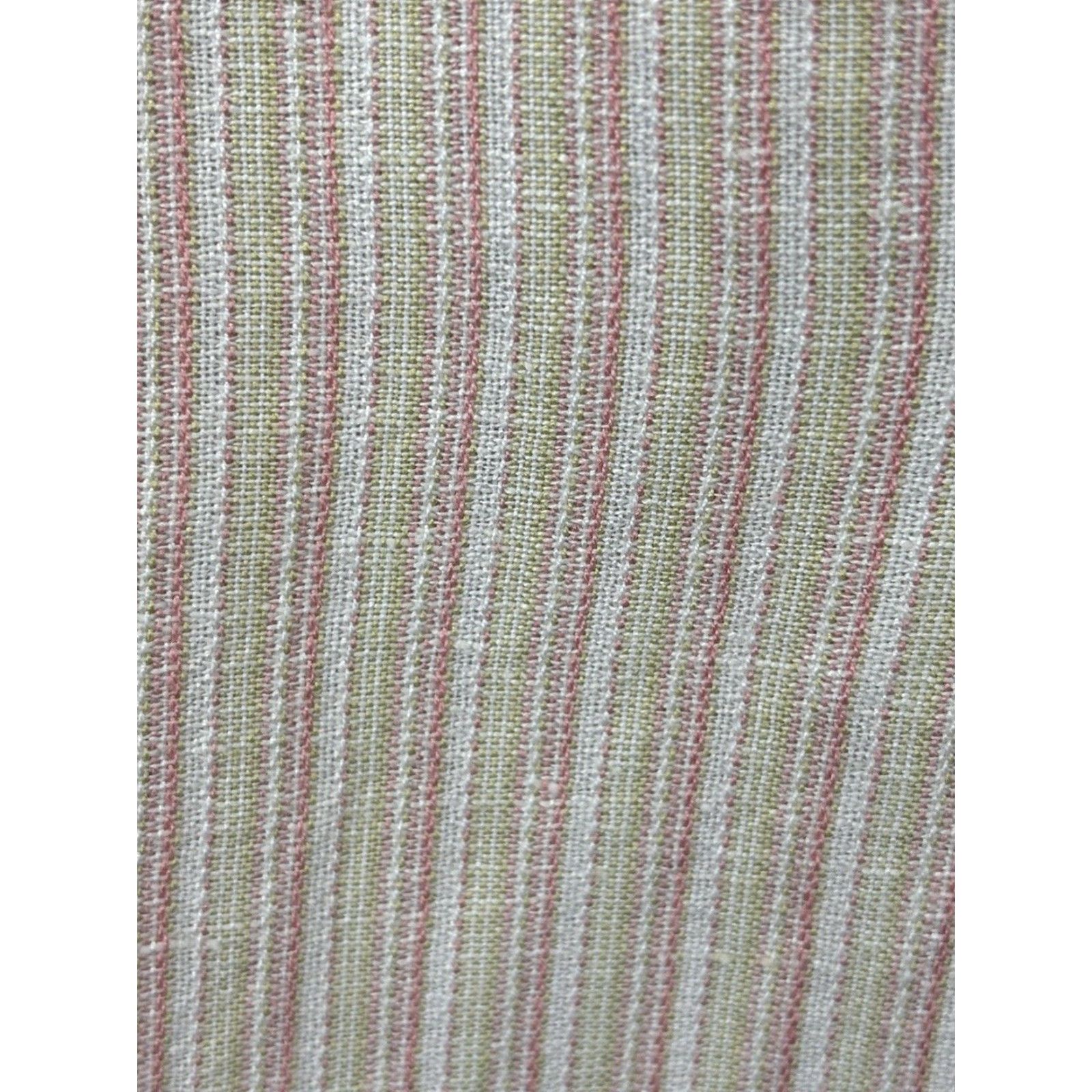 Vintage Jones Wear Womens Linen Midi Skirt Extra Large XL Pink Striped Classic Size 27" / US 4 / IT 40 - 4 Thumbnail