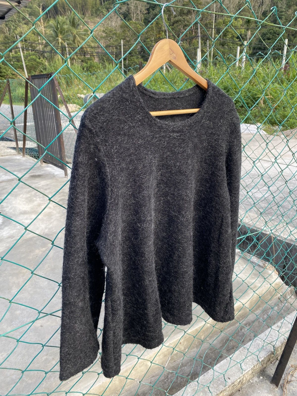 Japanese Brand Japanese designer Ka Na Ta wool baggy sweater Size L / US 10 / IT 46 - 3 Thumbnail