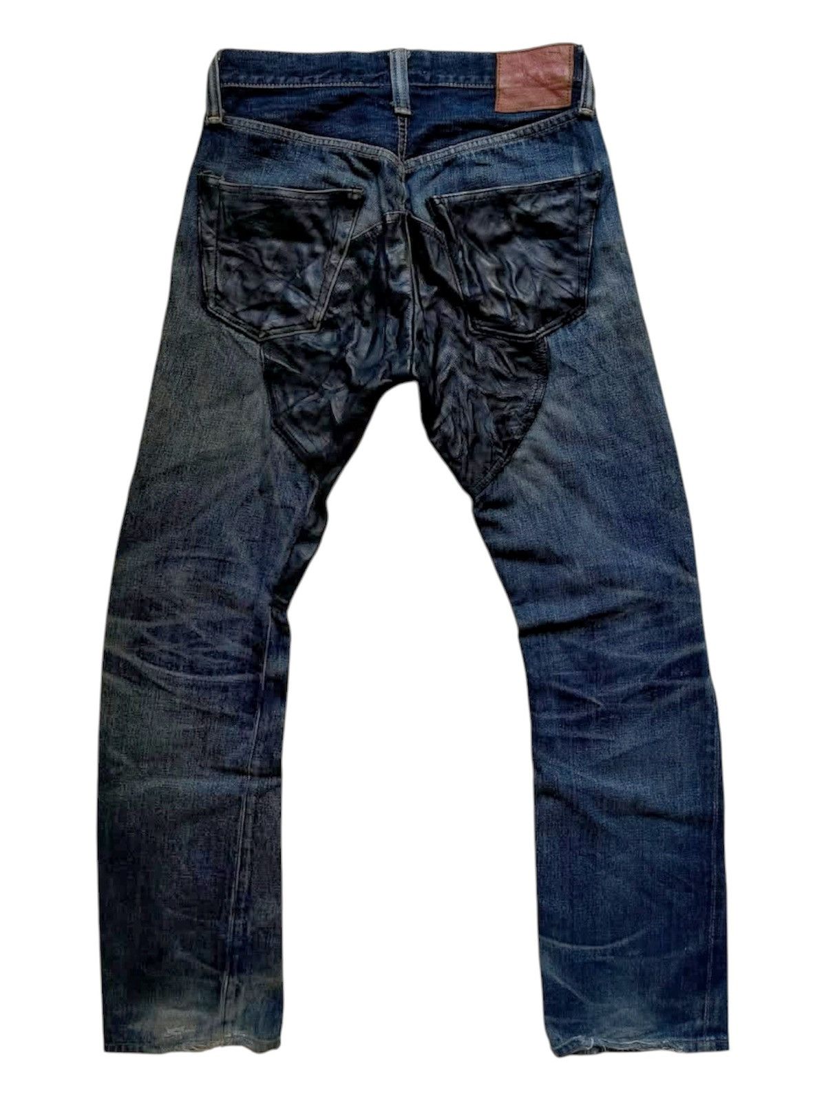 Levi's Vintage Clothing Vintage 90s Levis 501xx Lvc Rework Leather Selvedge jeans Size US 30 / EU 46 - 1 Thumbnail
