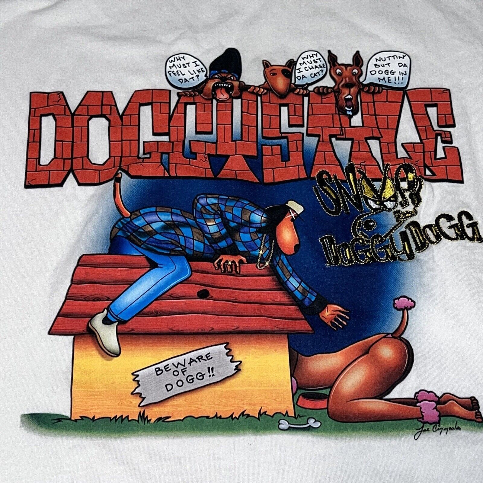 Snoop Dogg Snoop Dogg Doggystyle Mens Small Shoe Palace Joe Cool Shirt Size US S / EU 44-46 / 1 - 2 Thumbnail