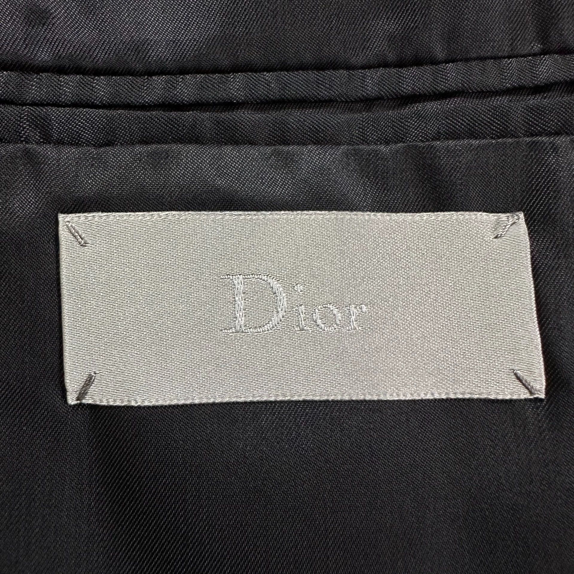 Dior Dior Homme Wool Suit with White Lines Size US M / EU 48-50 / 2 - 4 Thumbnail